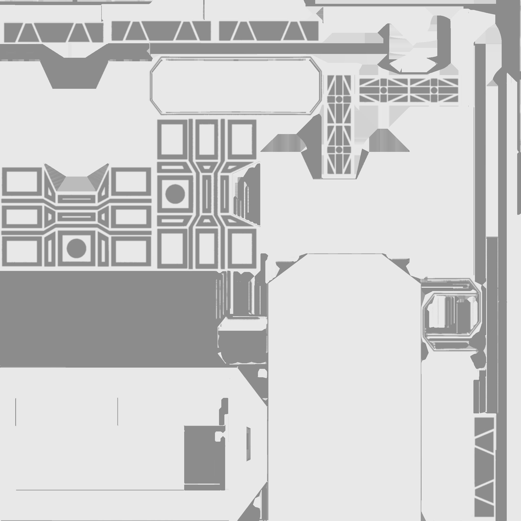 Sci-fi Closet Shelf type 3 Low-poly 3D model_11