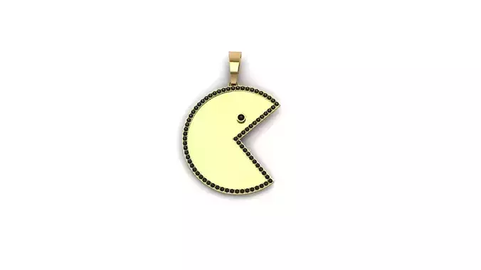 PACMAN PENDANT  3D print model