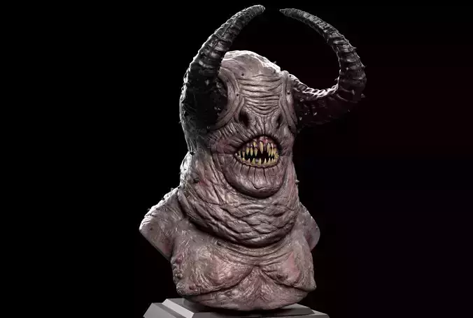 Demon Creature Bust 