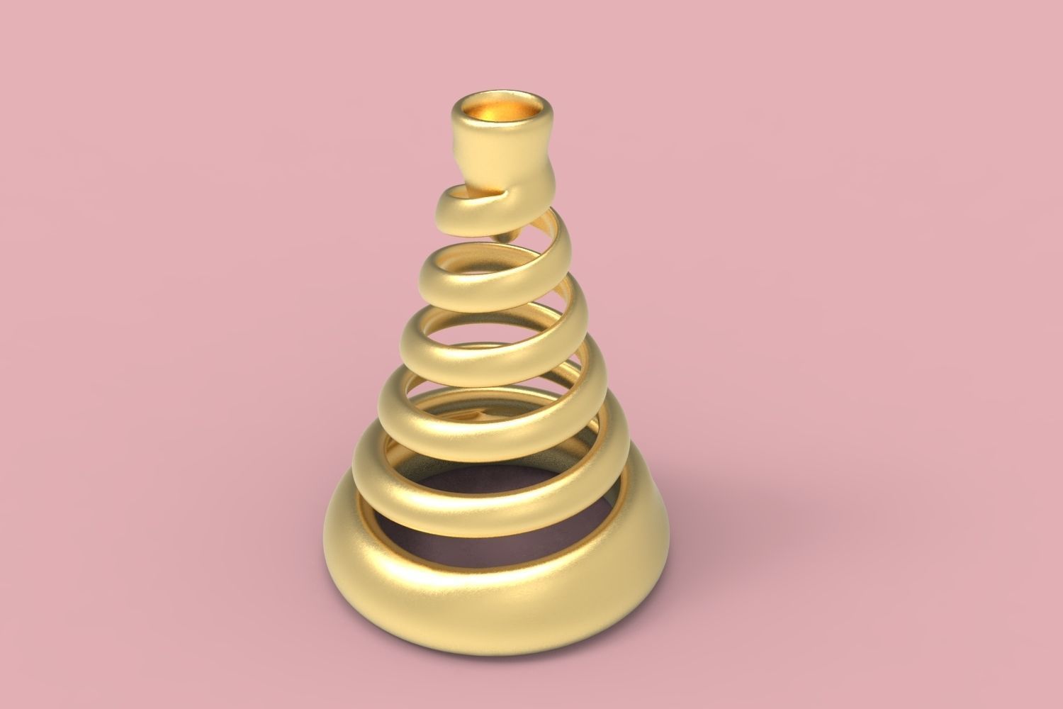 Christmas Tree Candelabrum 3D Printing Candle Holder 3D print model_2