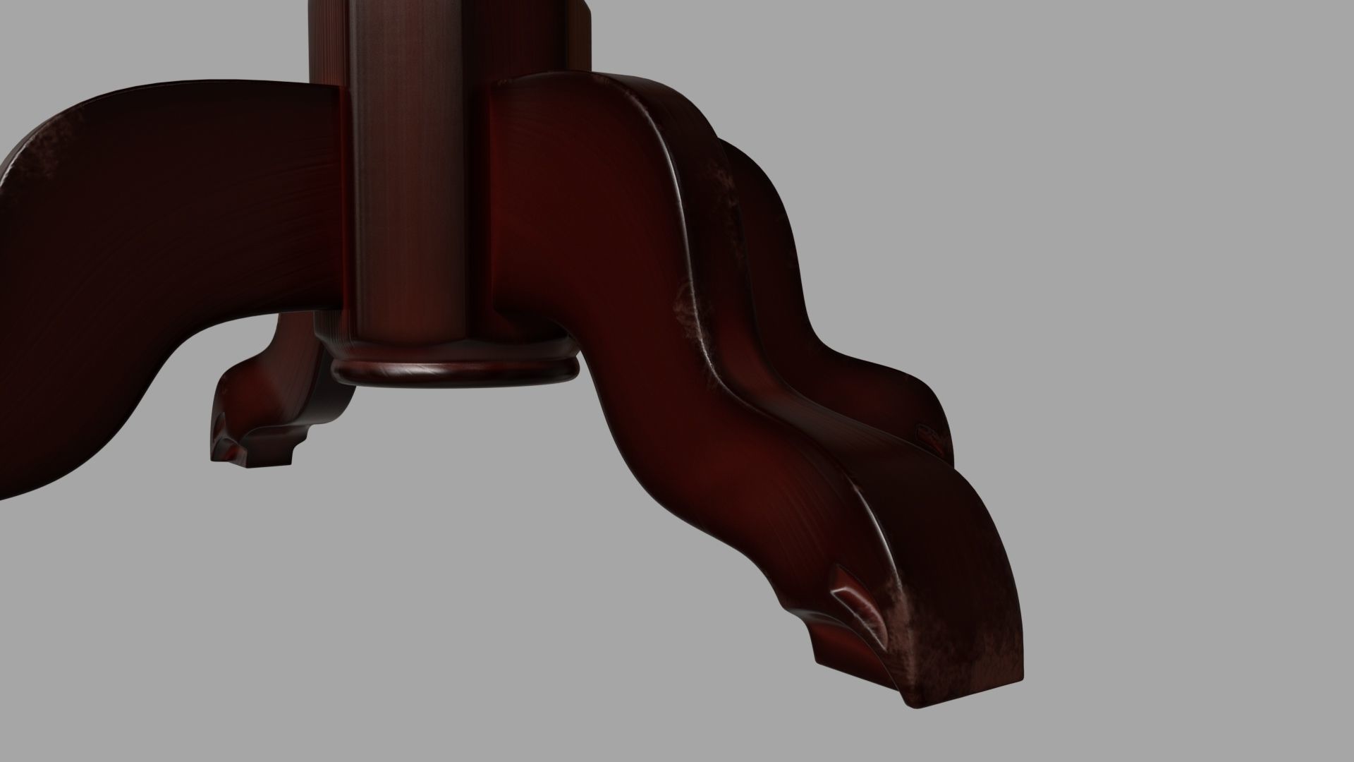 Fantasy Table Low-poly 3D model_2