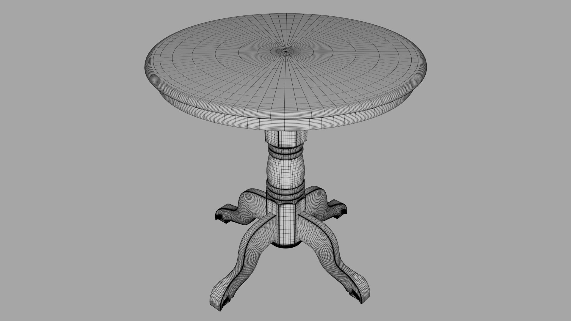 Fantasy Table Low-poly 3D model_5