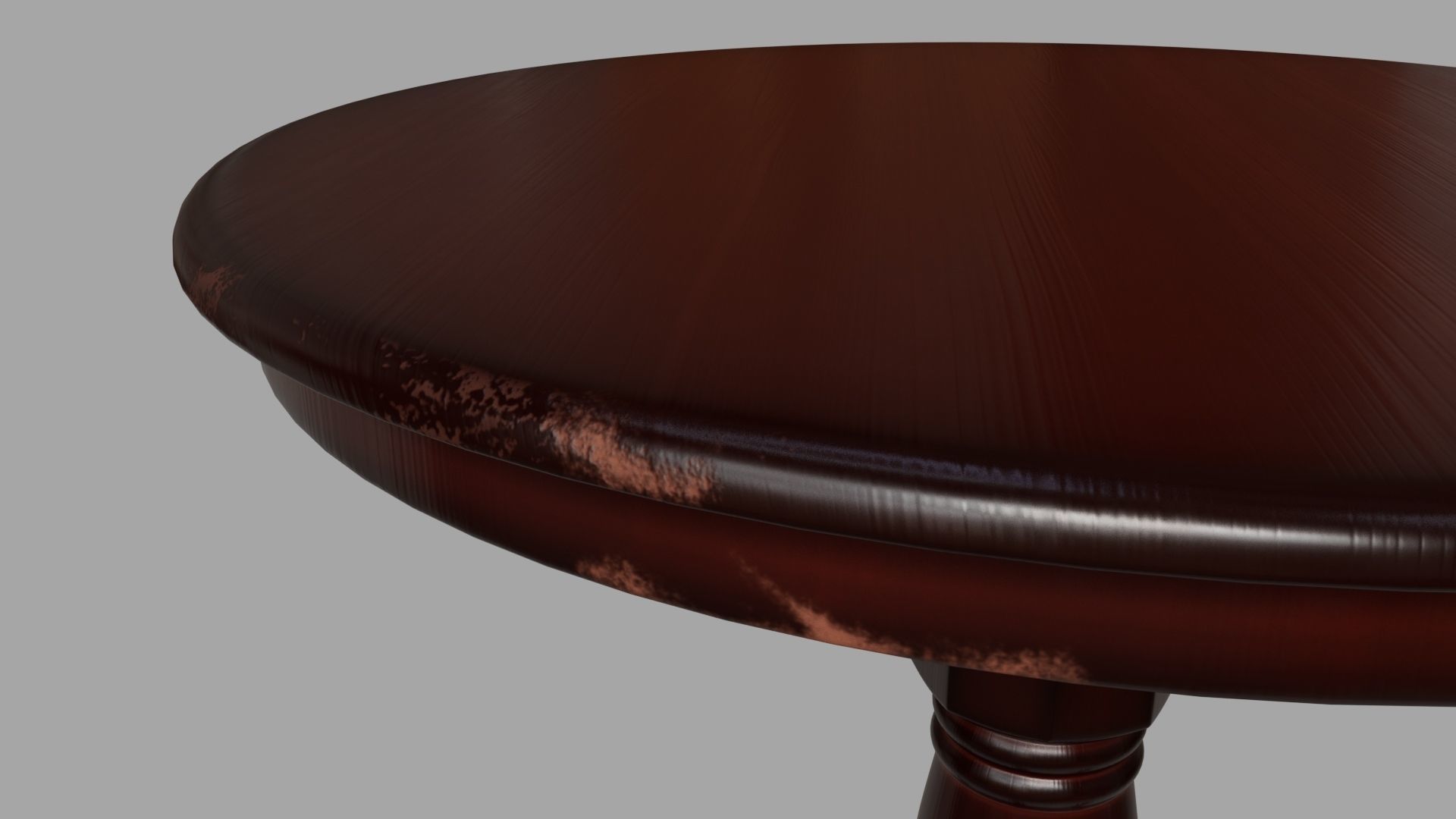 Fantasy Table Low-poly 3D model_3