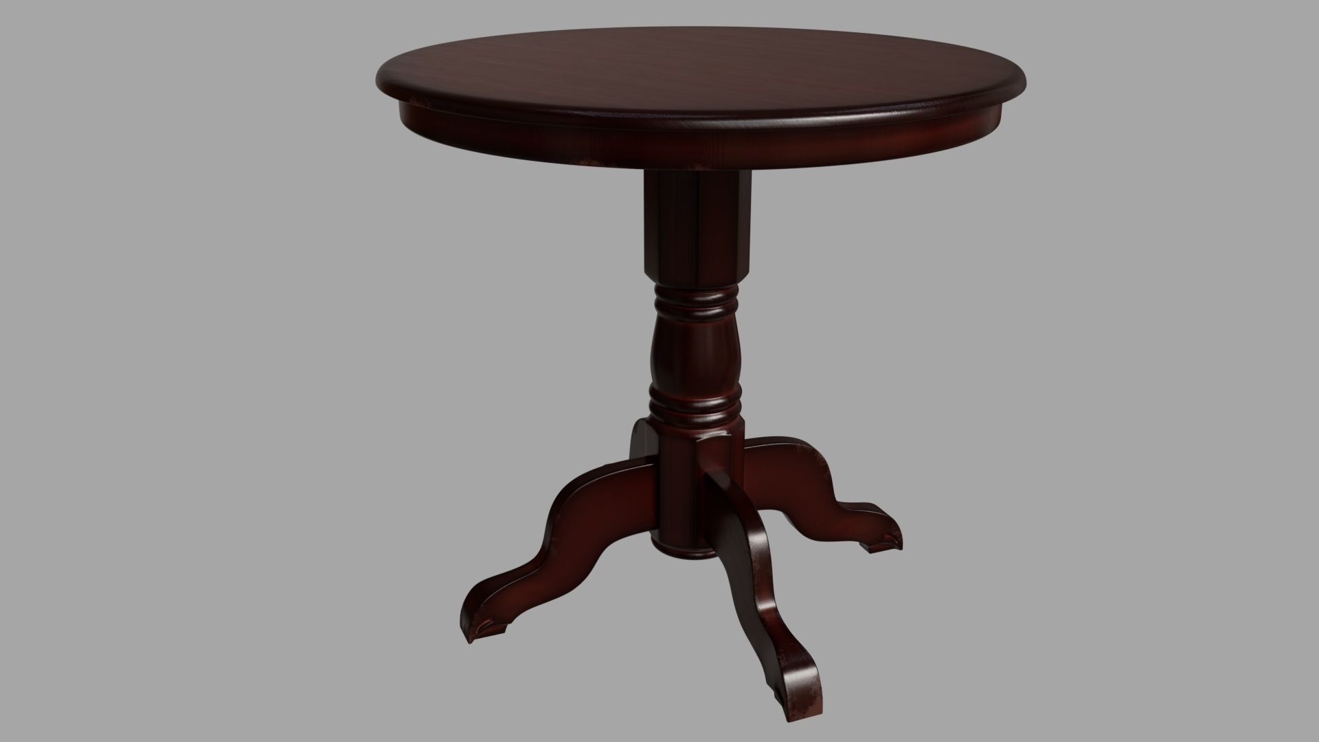 Fantasy Table Low-poly 3D model_1