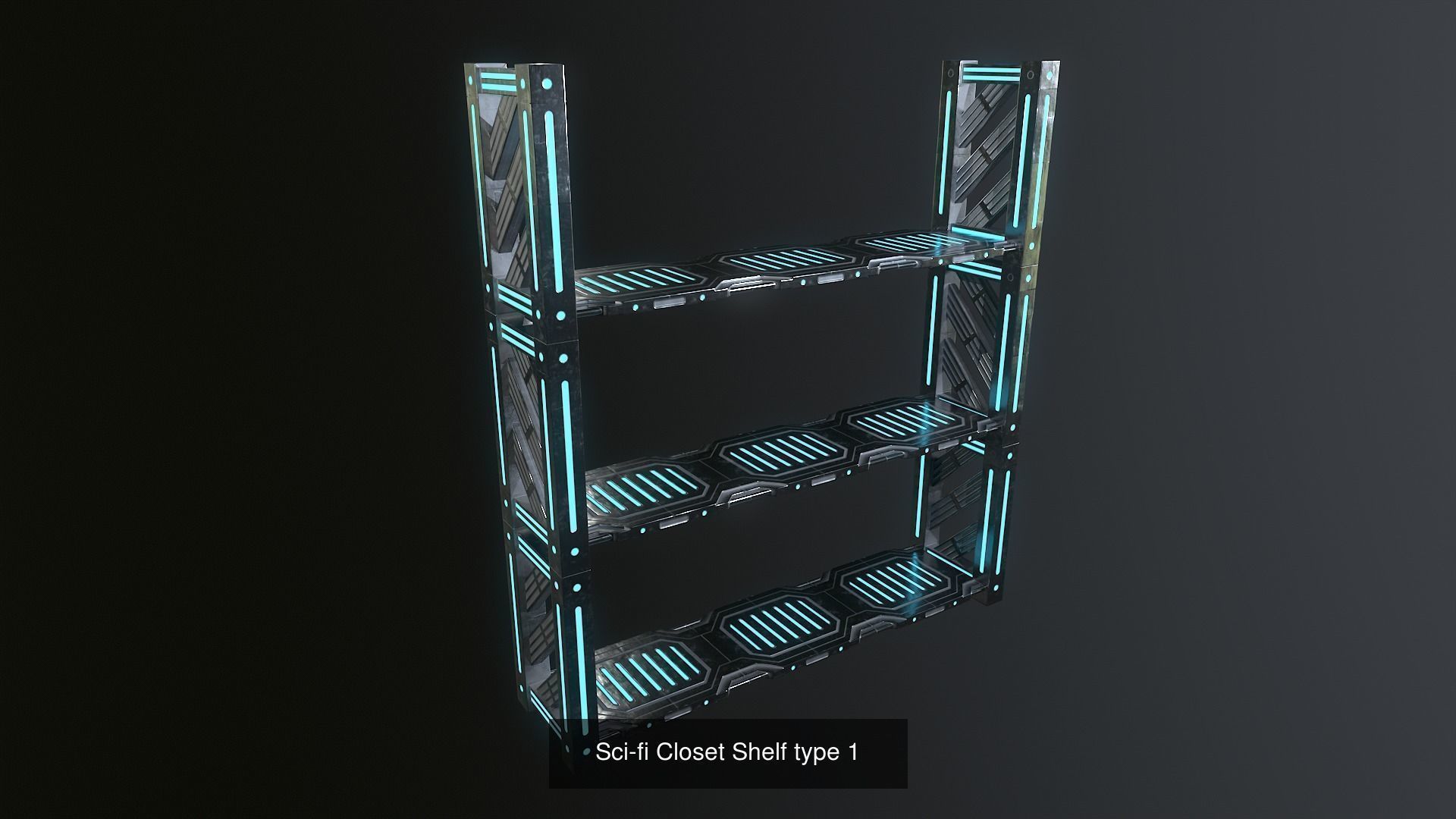 sci fi furniture tables chairs and desks 3D Model Collection_11