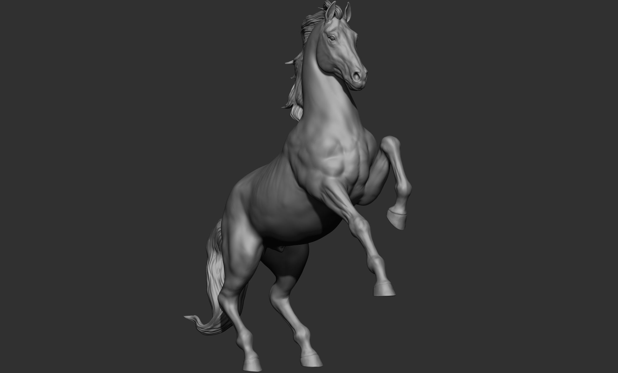 18 horse poses 3D model_58