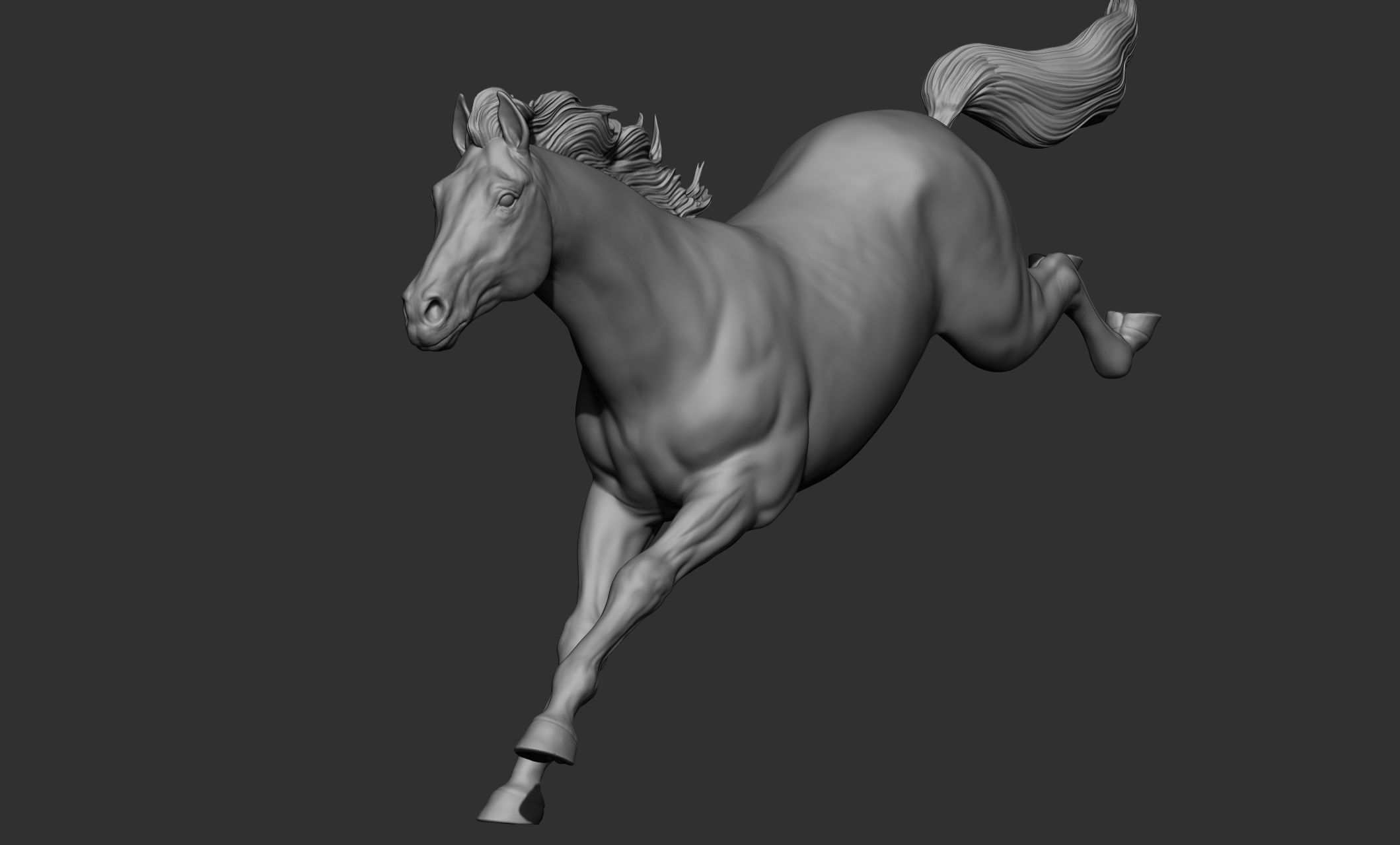 18 horse poses 3D model_80