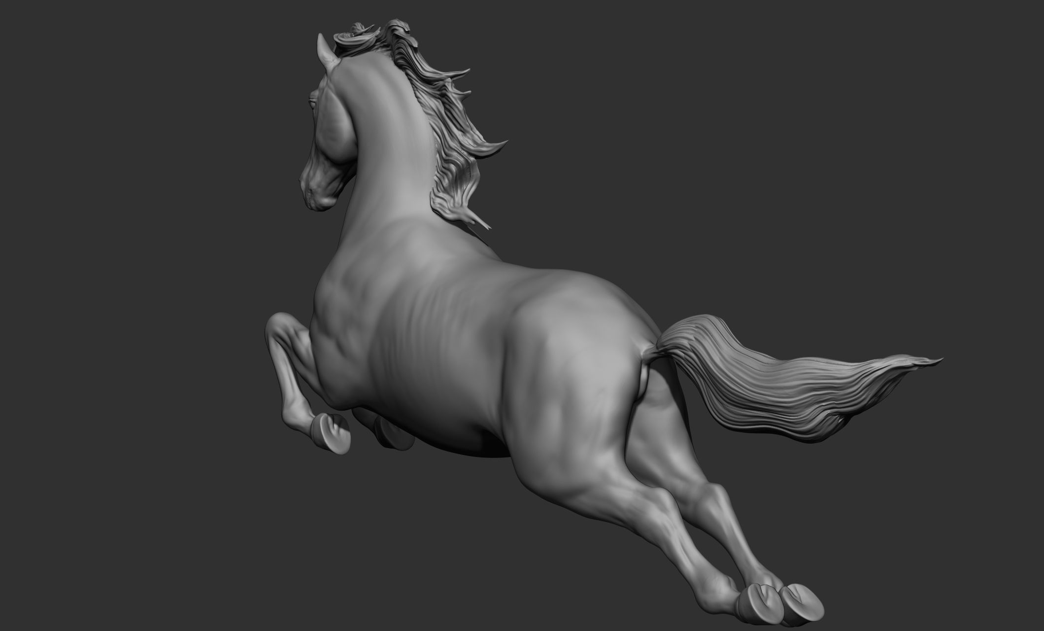 18 horse poses 3D model_41
