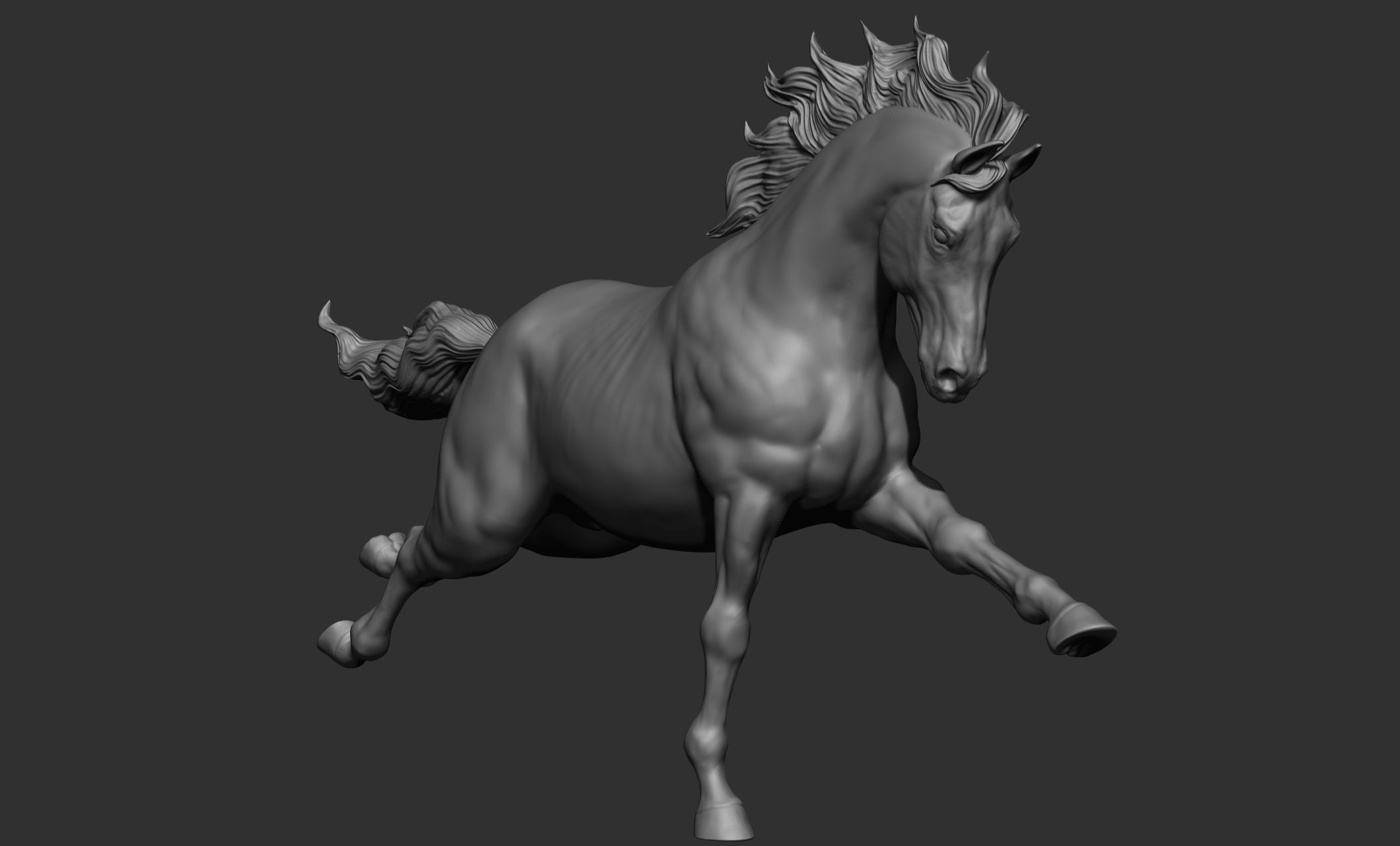 18 horse poses 3D model_69