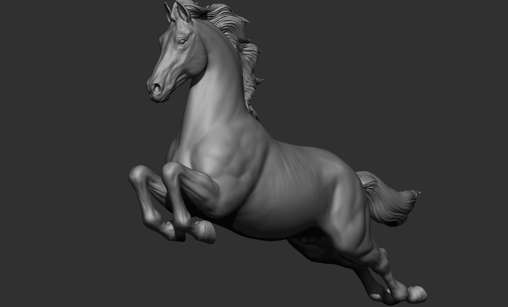 18 horse poses 3D model_39