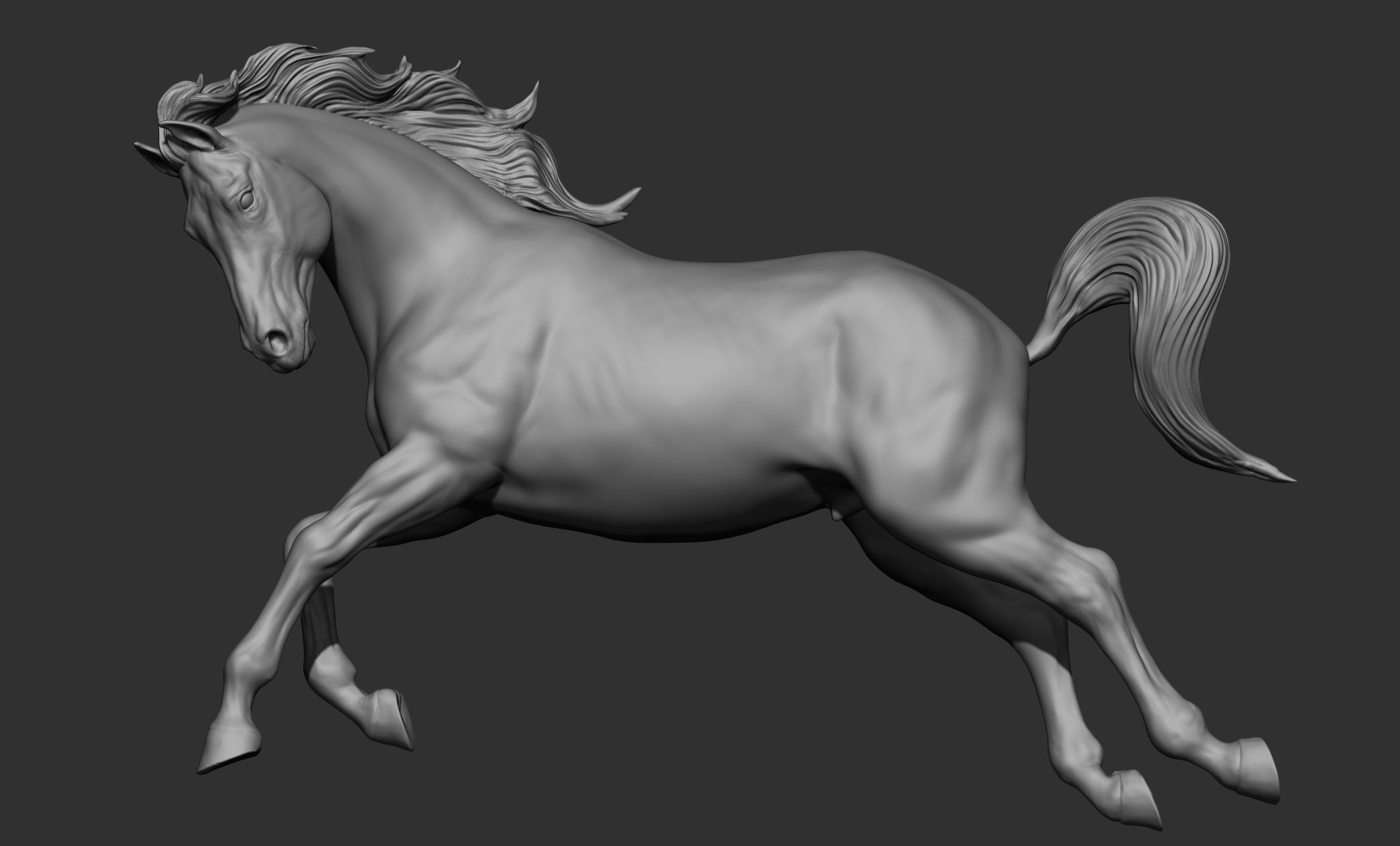 18 horse poses 3D model_34