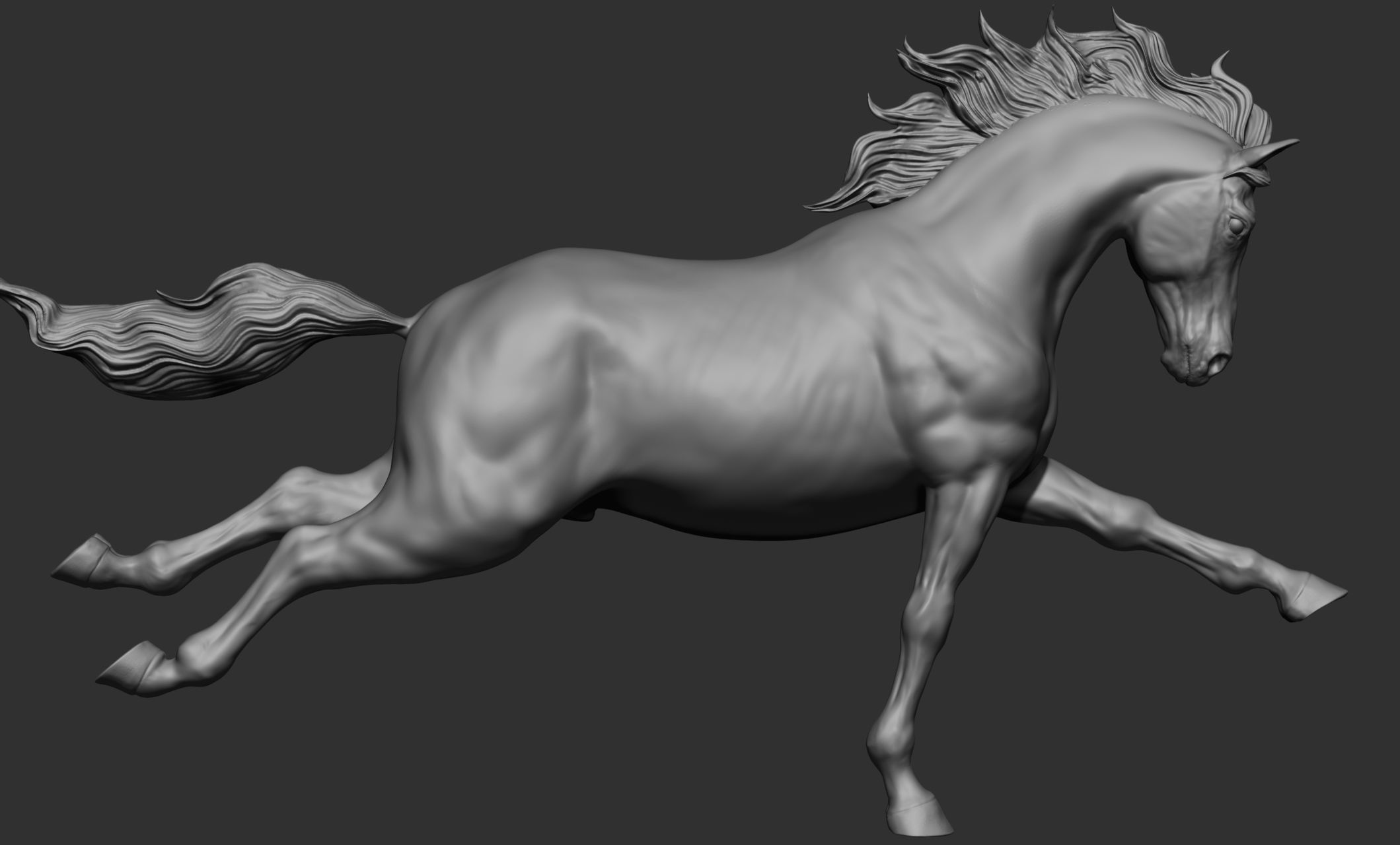 18 horse poses 3D model_68