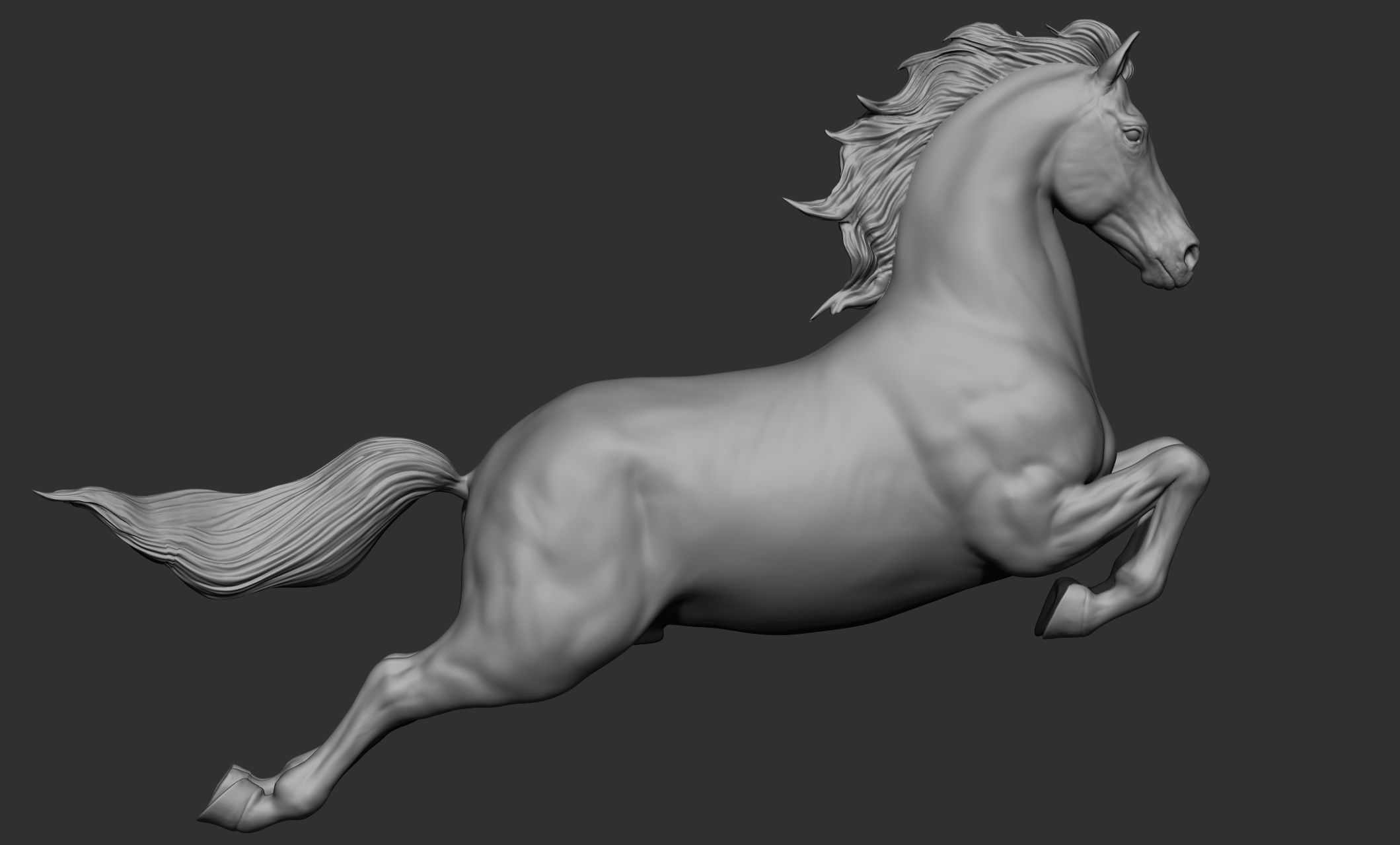18 horse poses 3D model_42