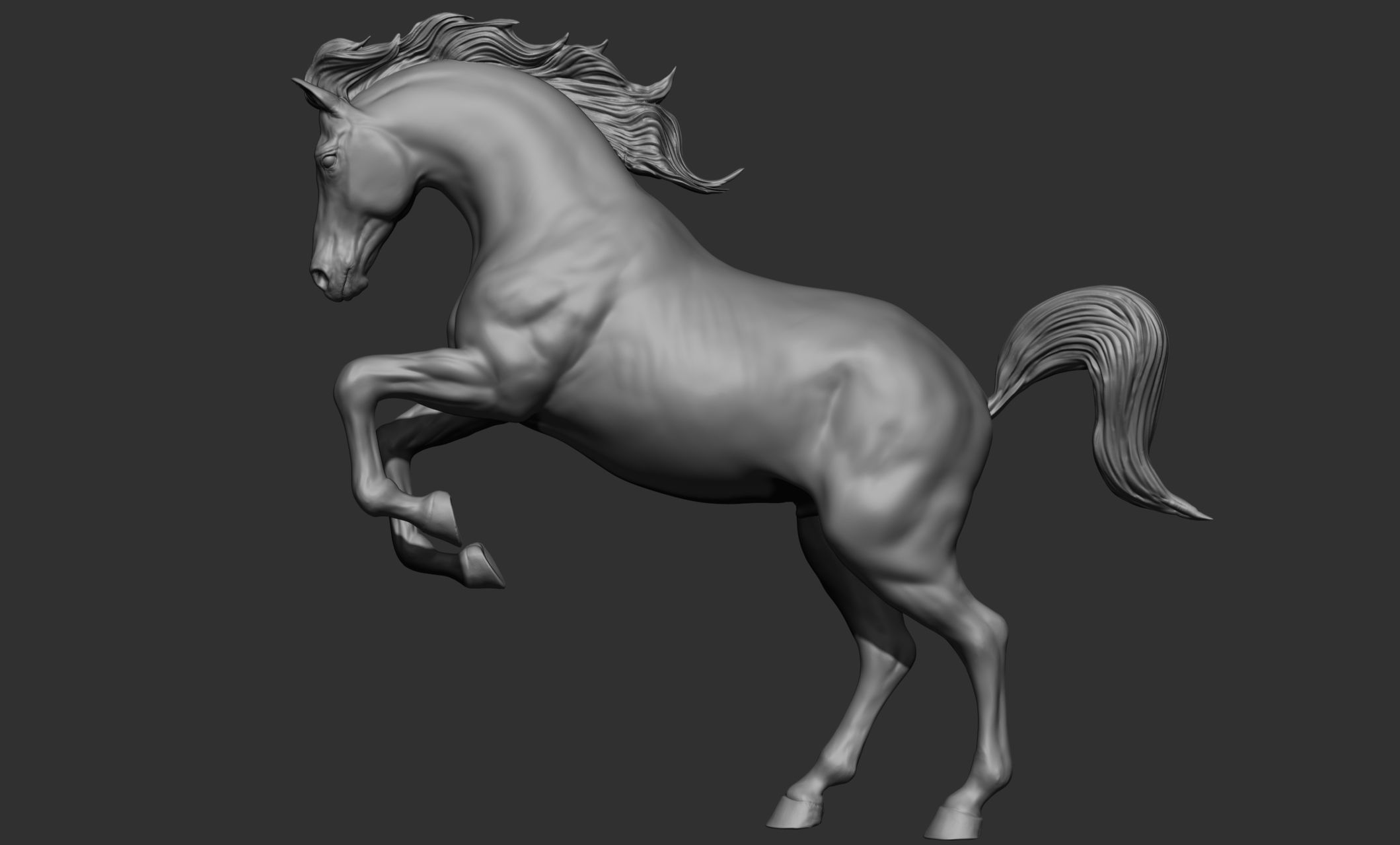 18 horse poses 3D model_50