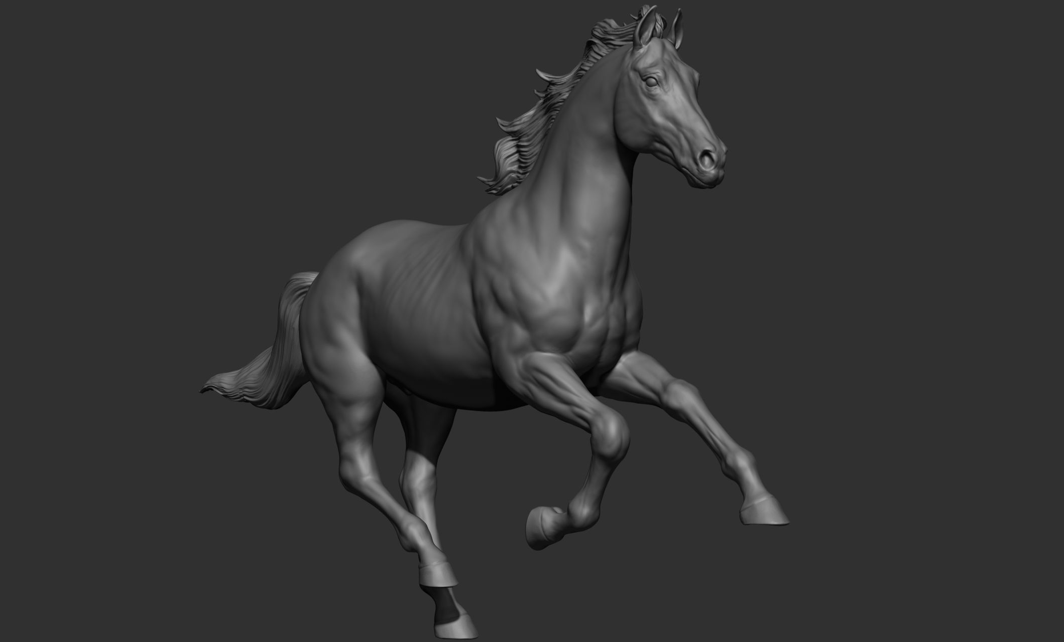 18 horse poses 3D model_16