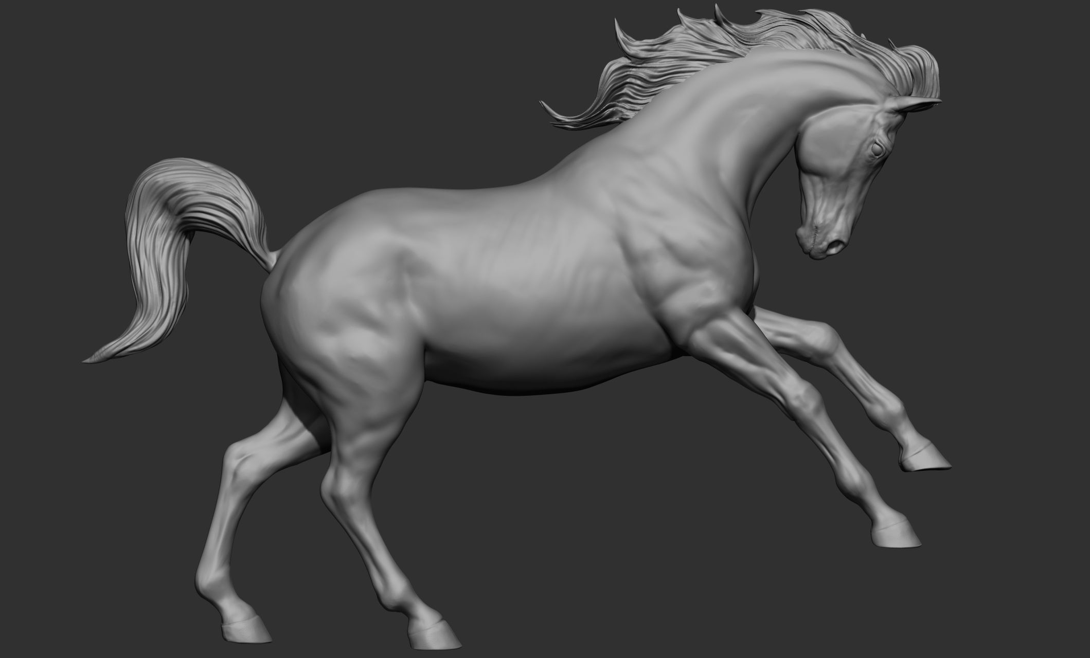18 horse poses 3D model_31