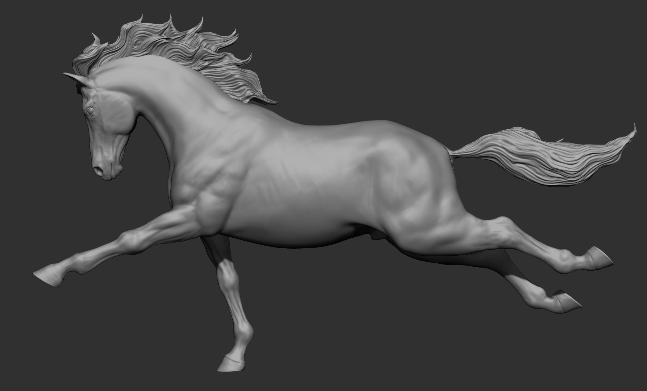 18 horse poses 3D model_66