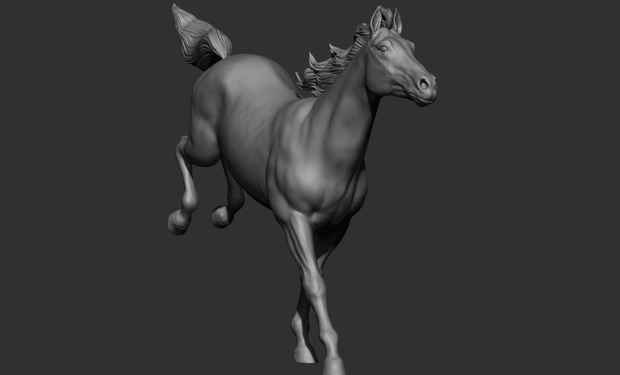 18 horse poses 3D model_26