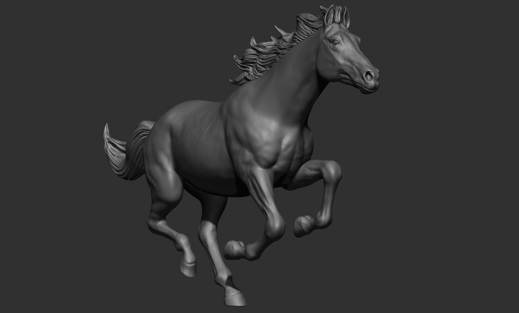 18 horse poses 3D model_6