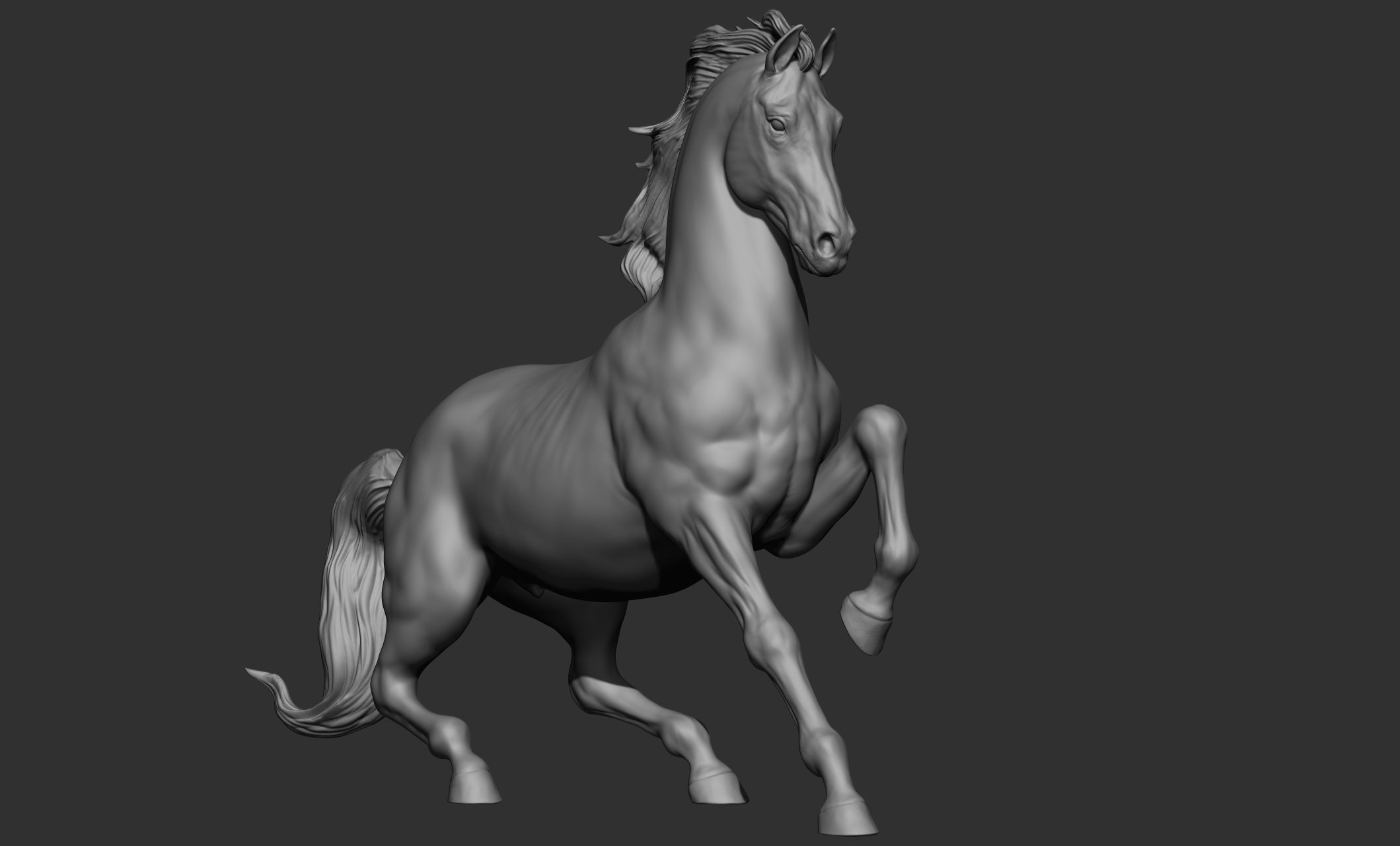 18 horse poses 3D model_79