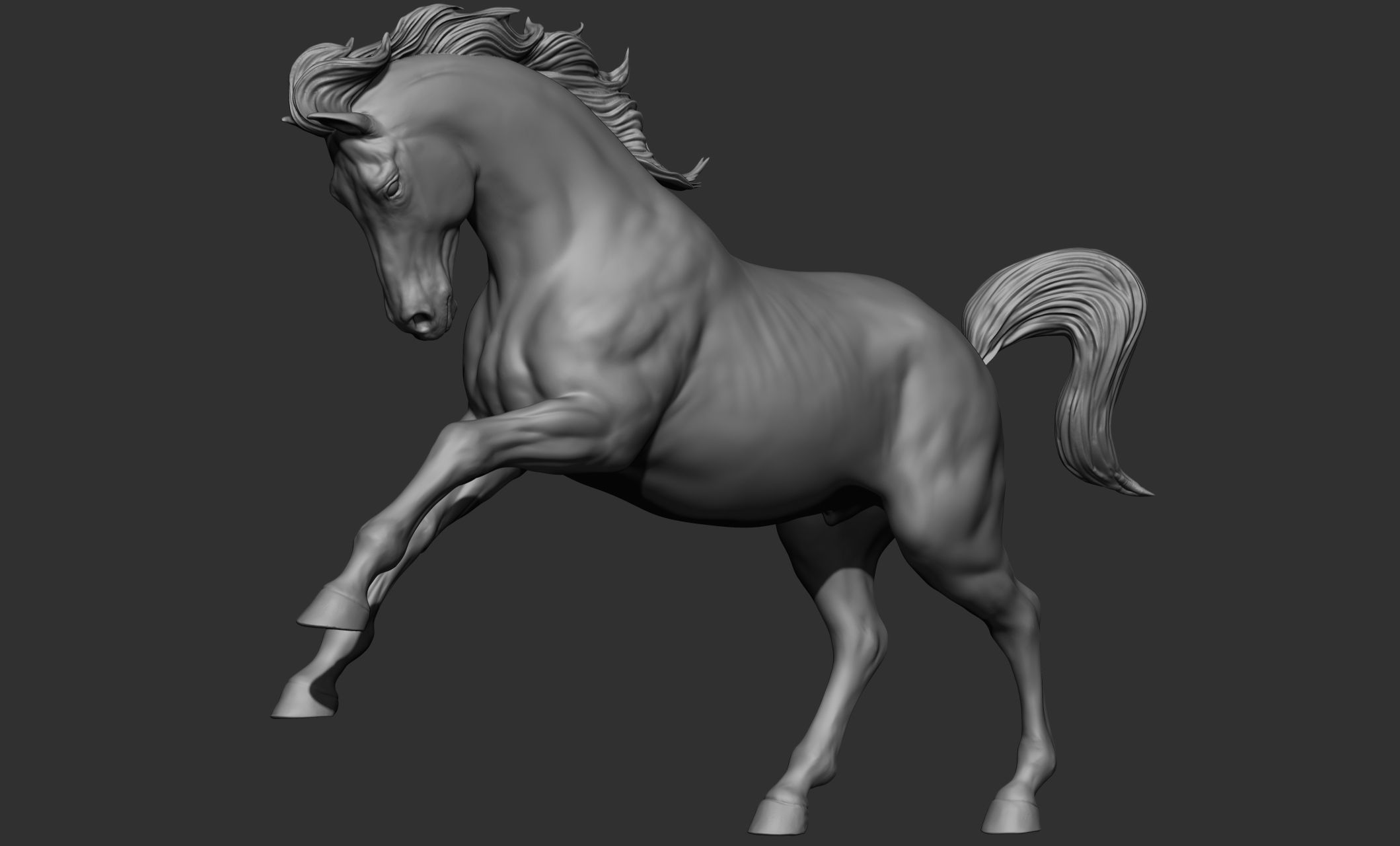 18 horse poses 3D model_28