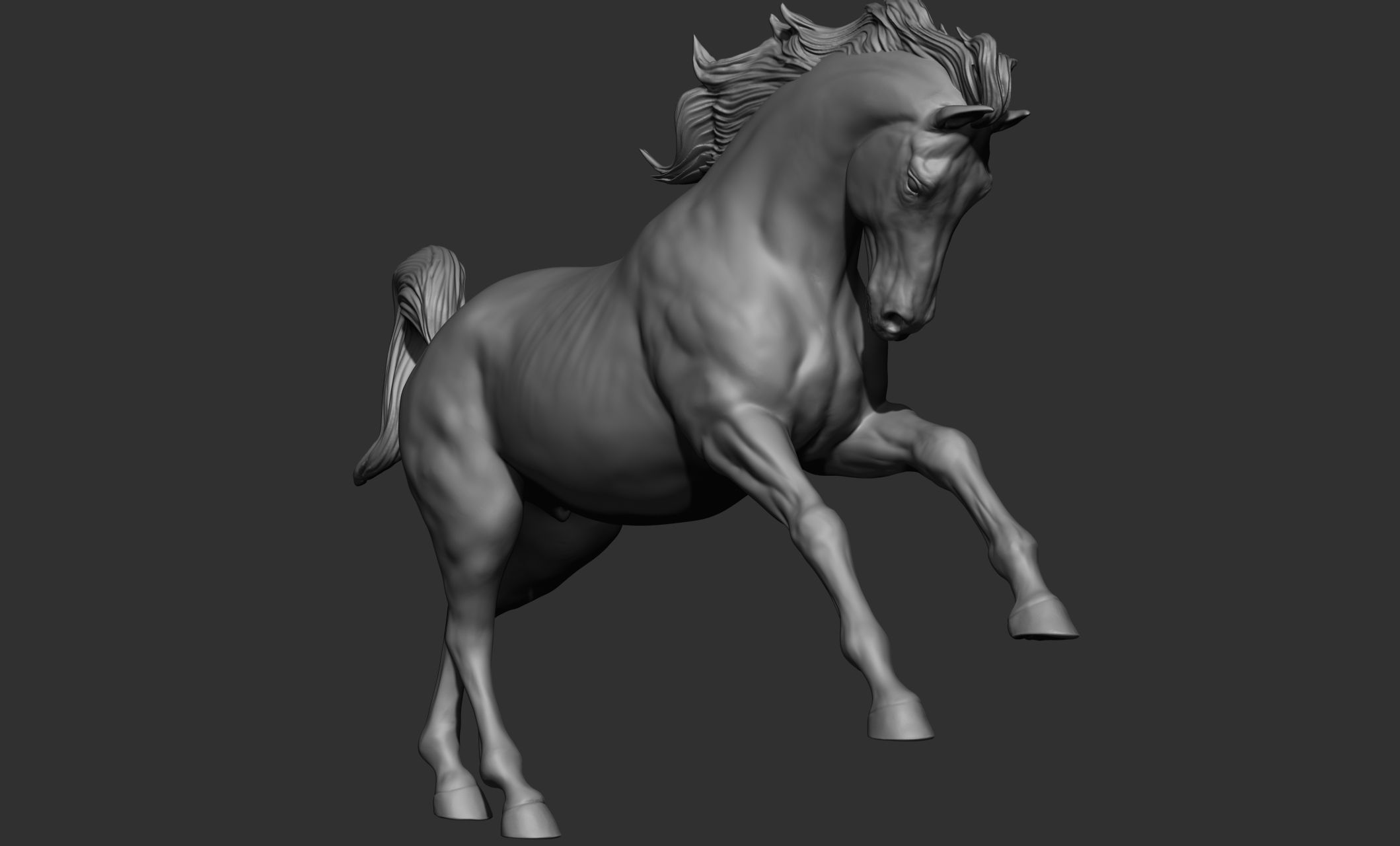 18 horse poses 3D model_32