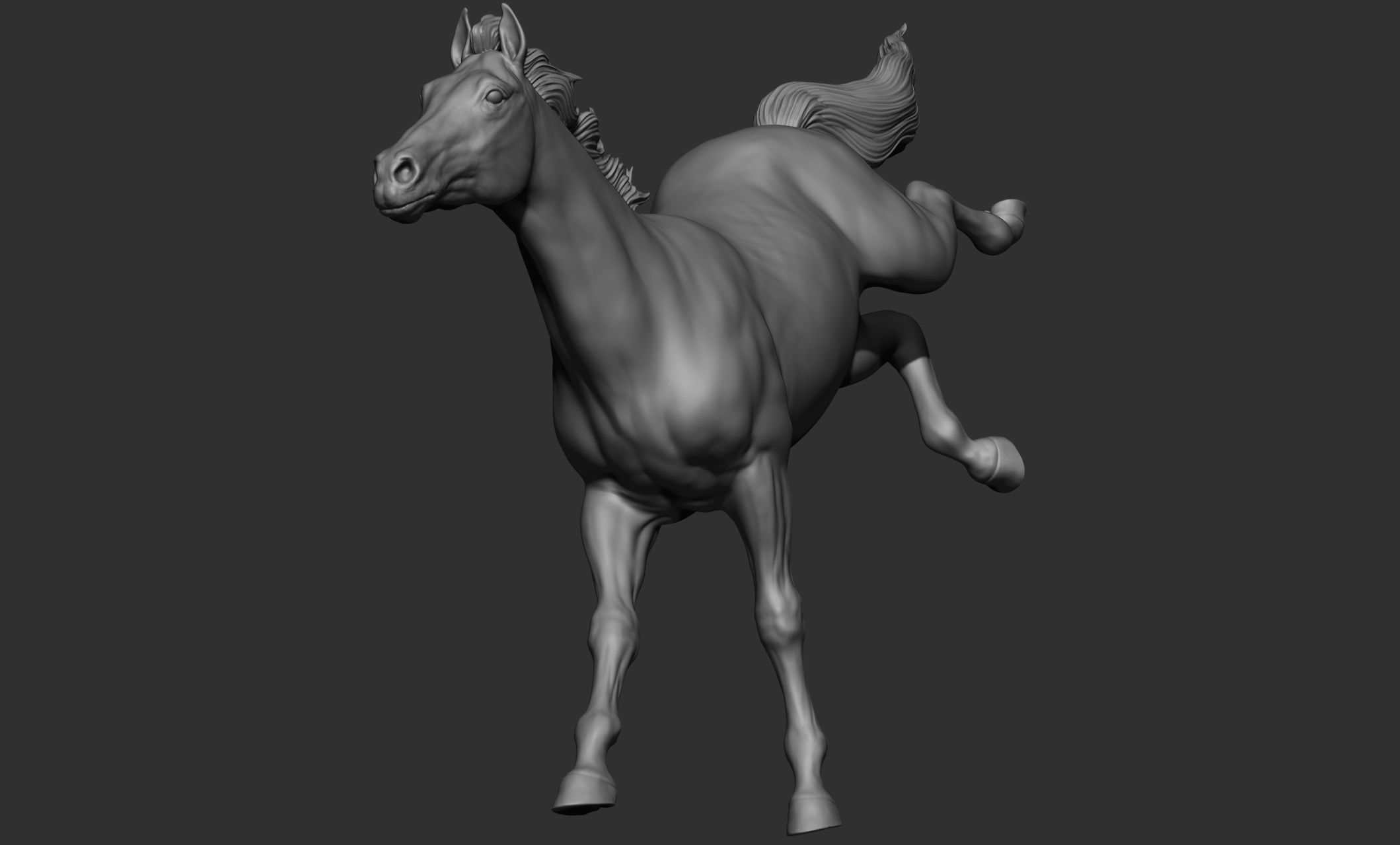 18 horse poses 3D model_44