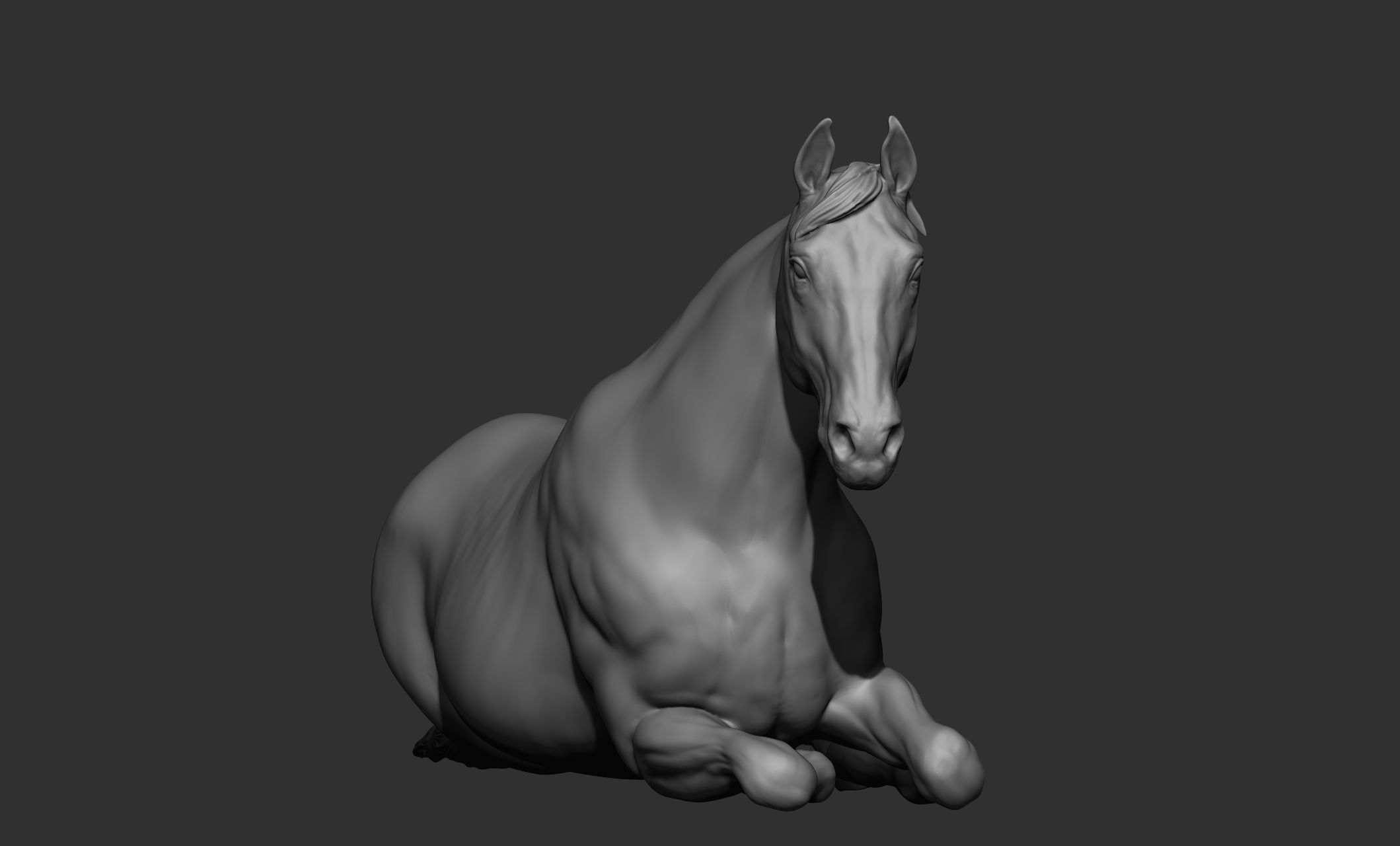 18 horse poses 3D model_92