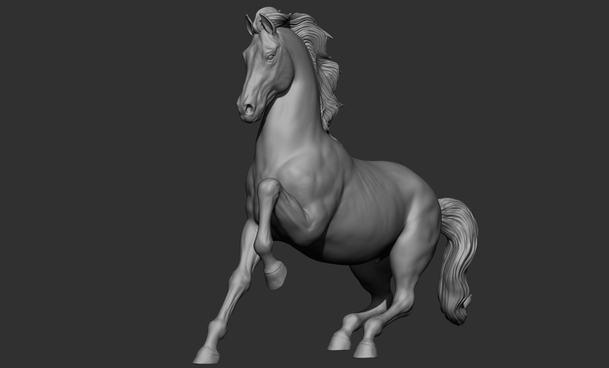 18 horse poses 3D model_75