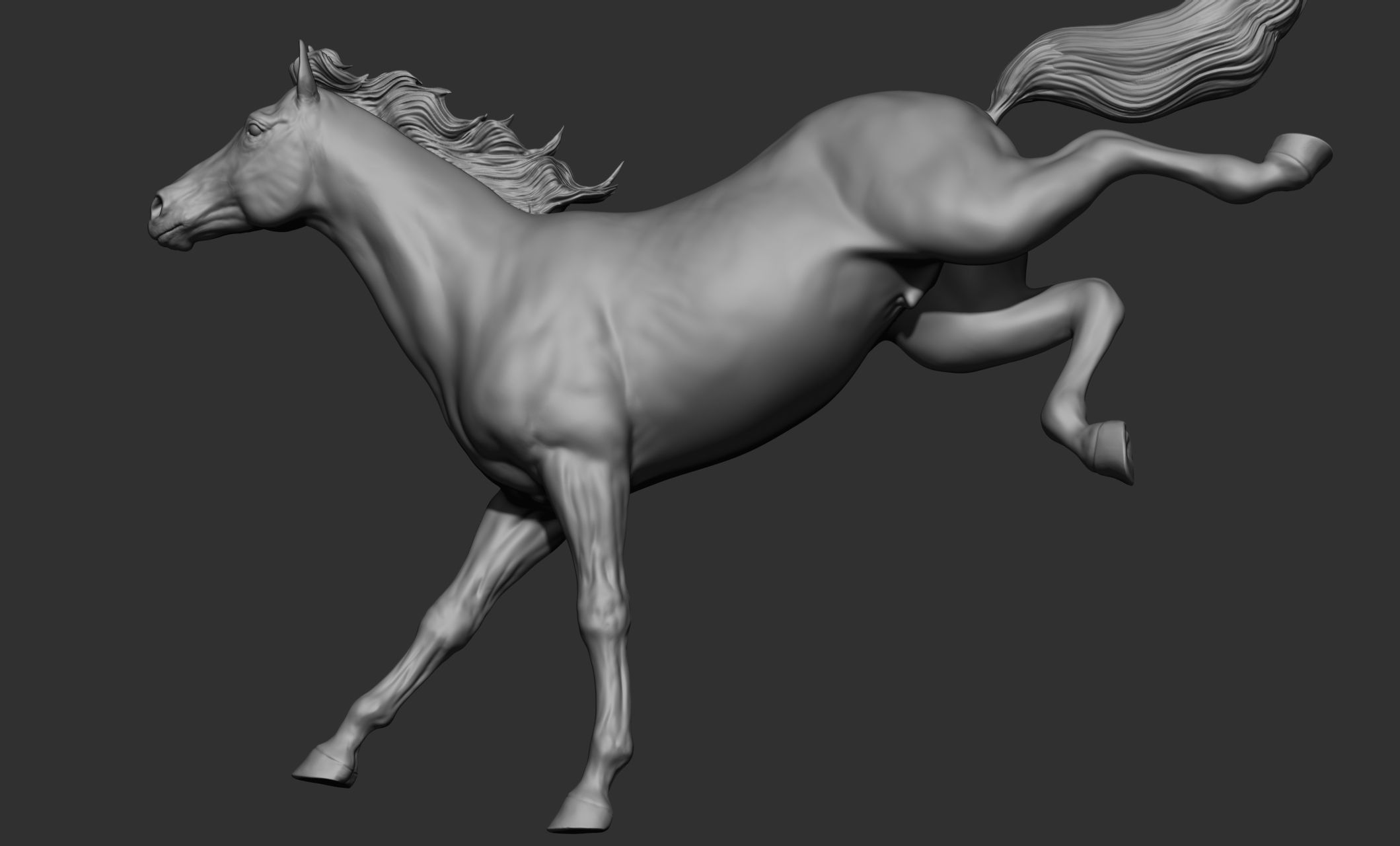 18 horse poses 3D model_45