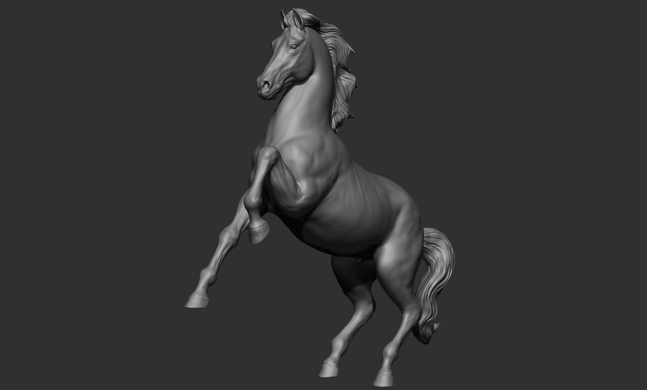 18 horse poses 3D model_54
