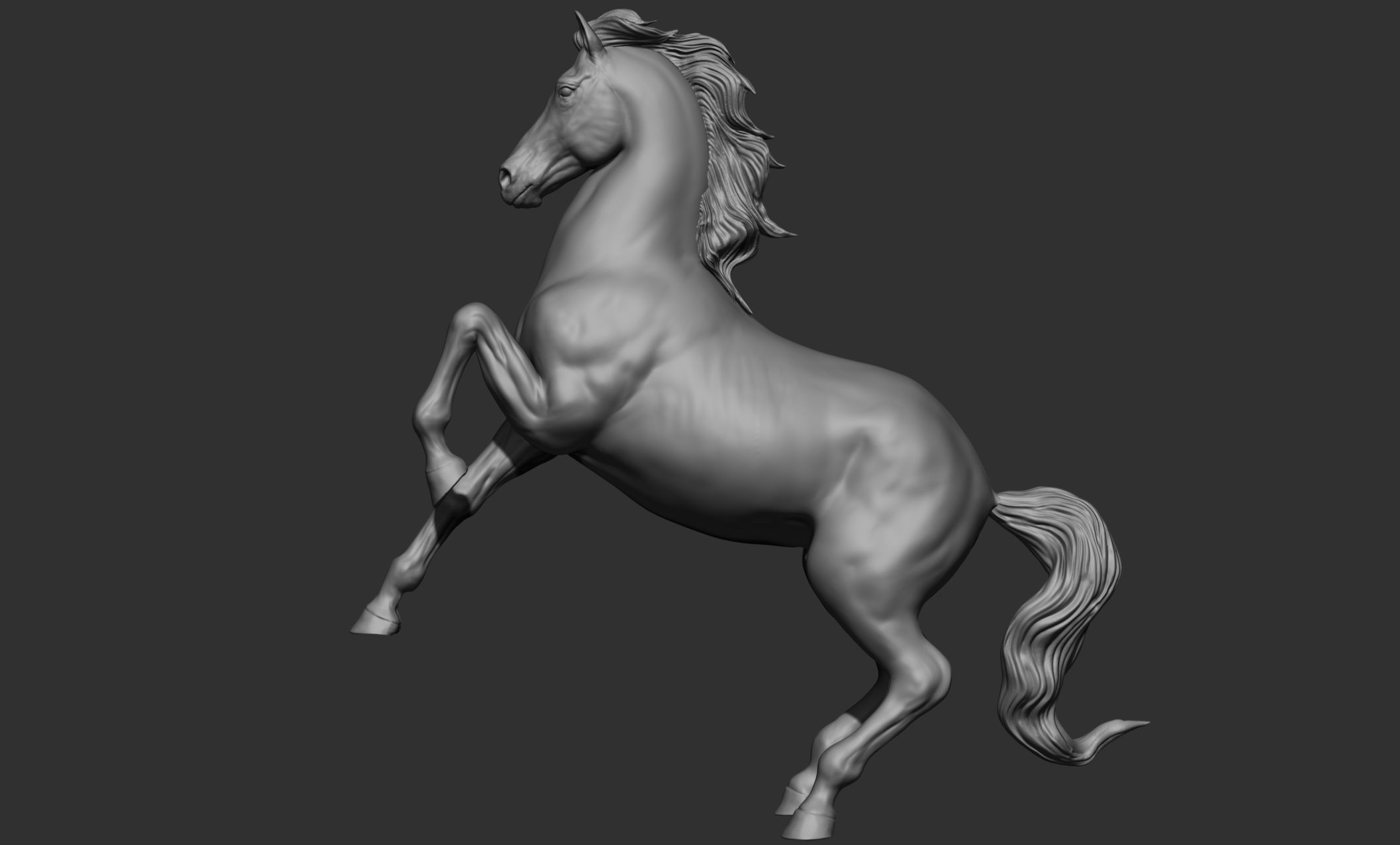 18 horse poses 3D model_55