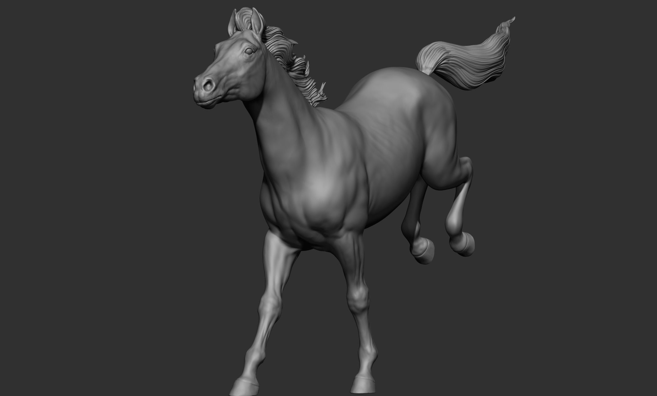 18 horse poses 3D model_22