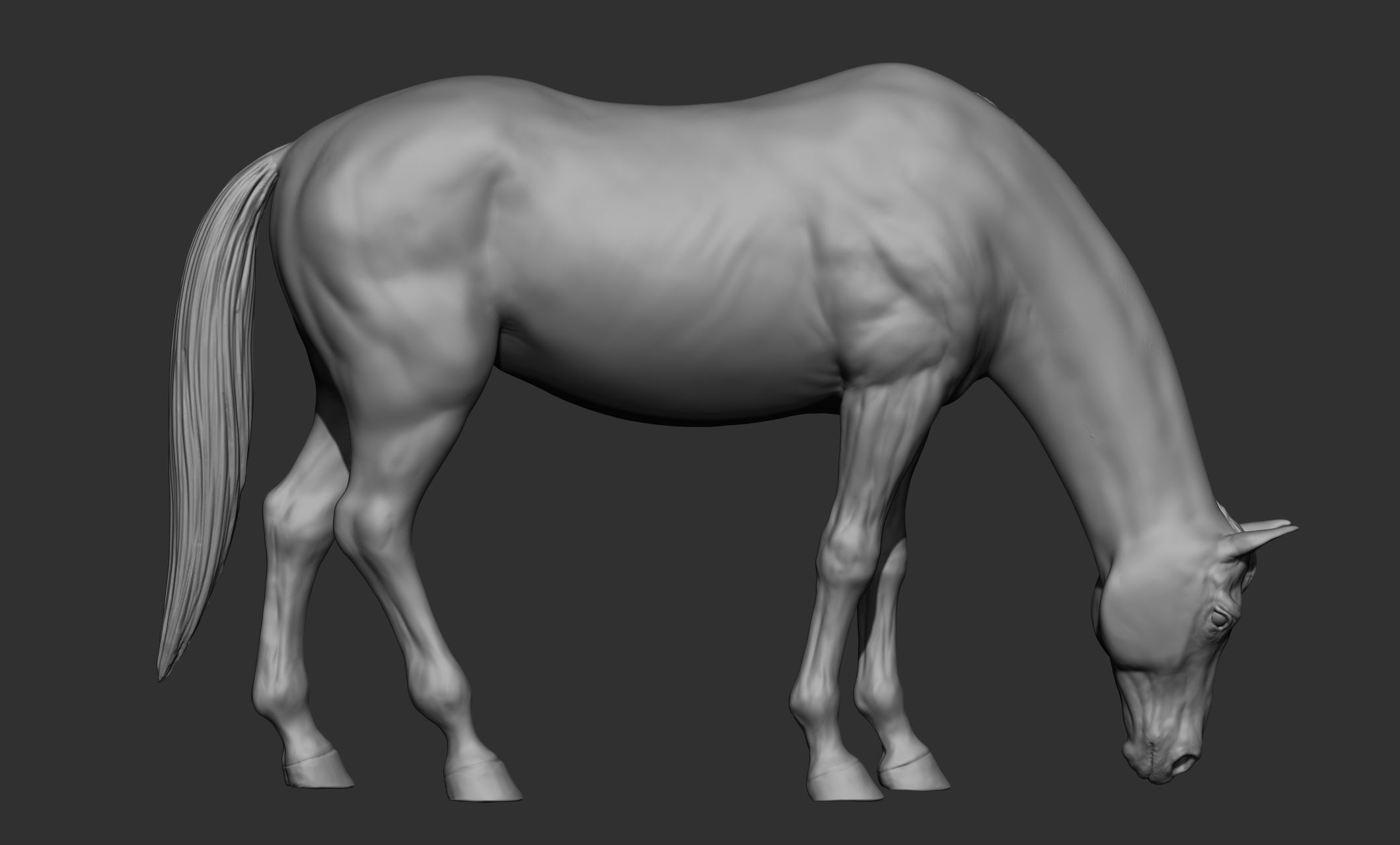 18 horse poses 3D model_87
