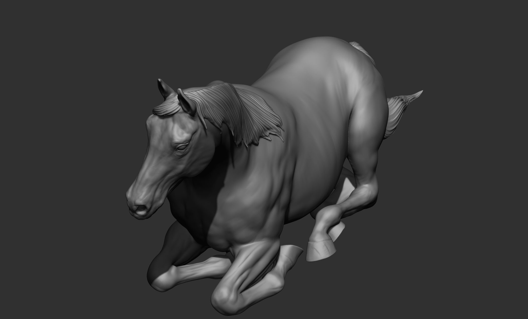 18 horse poses 3D model_94