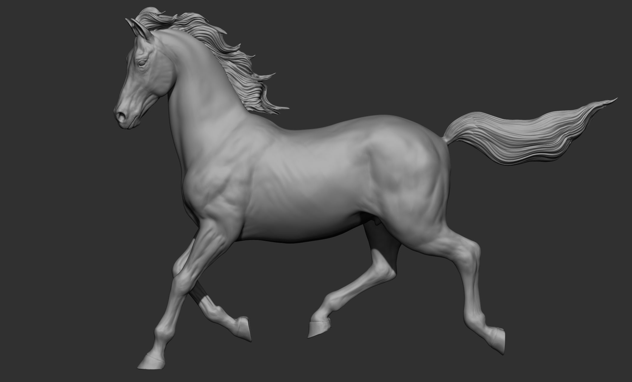 18 horse poses 3D model_18