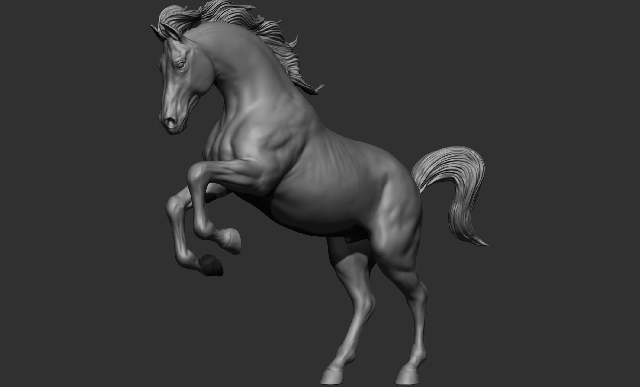 18 horse poses 3D model_49