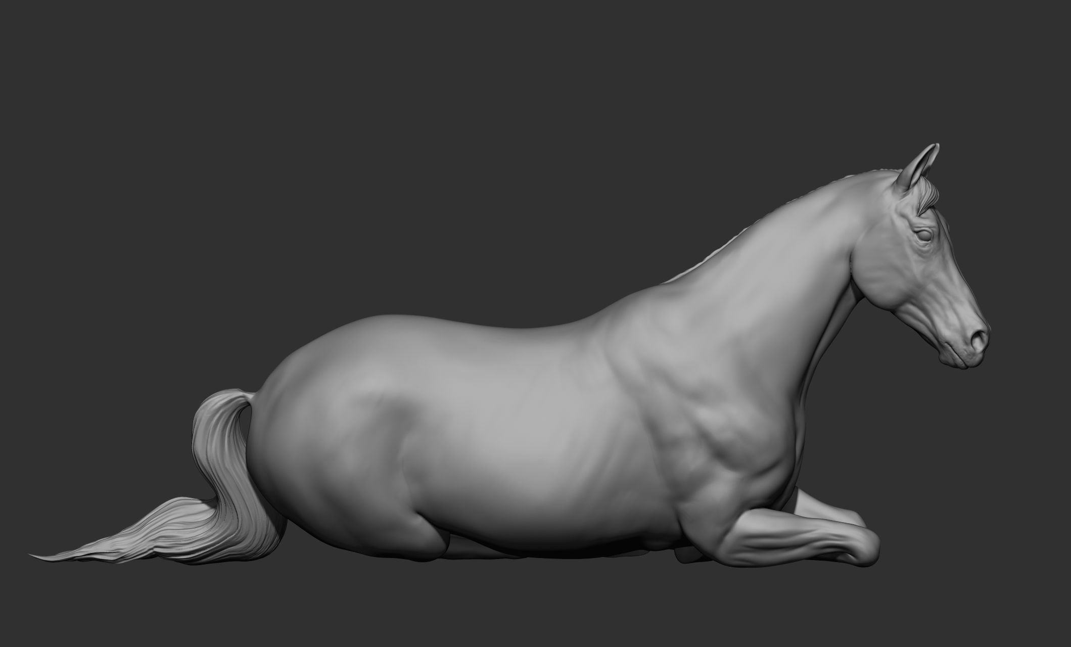 18 horse poses 3D model_91