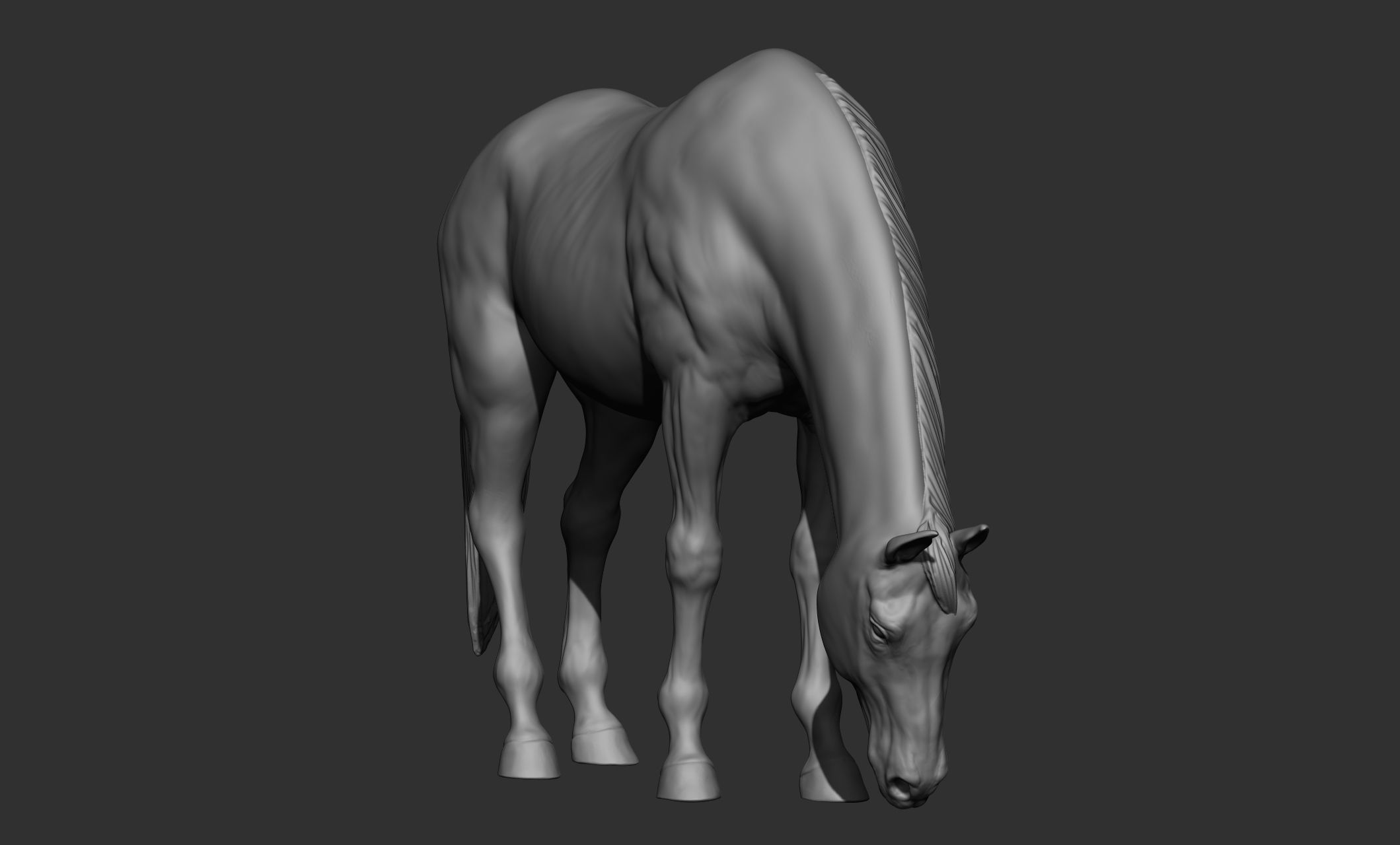 18 horse poses 3D model_88