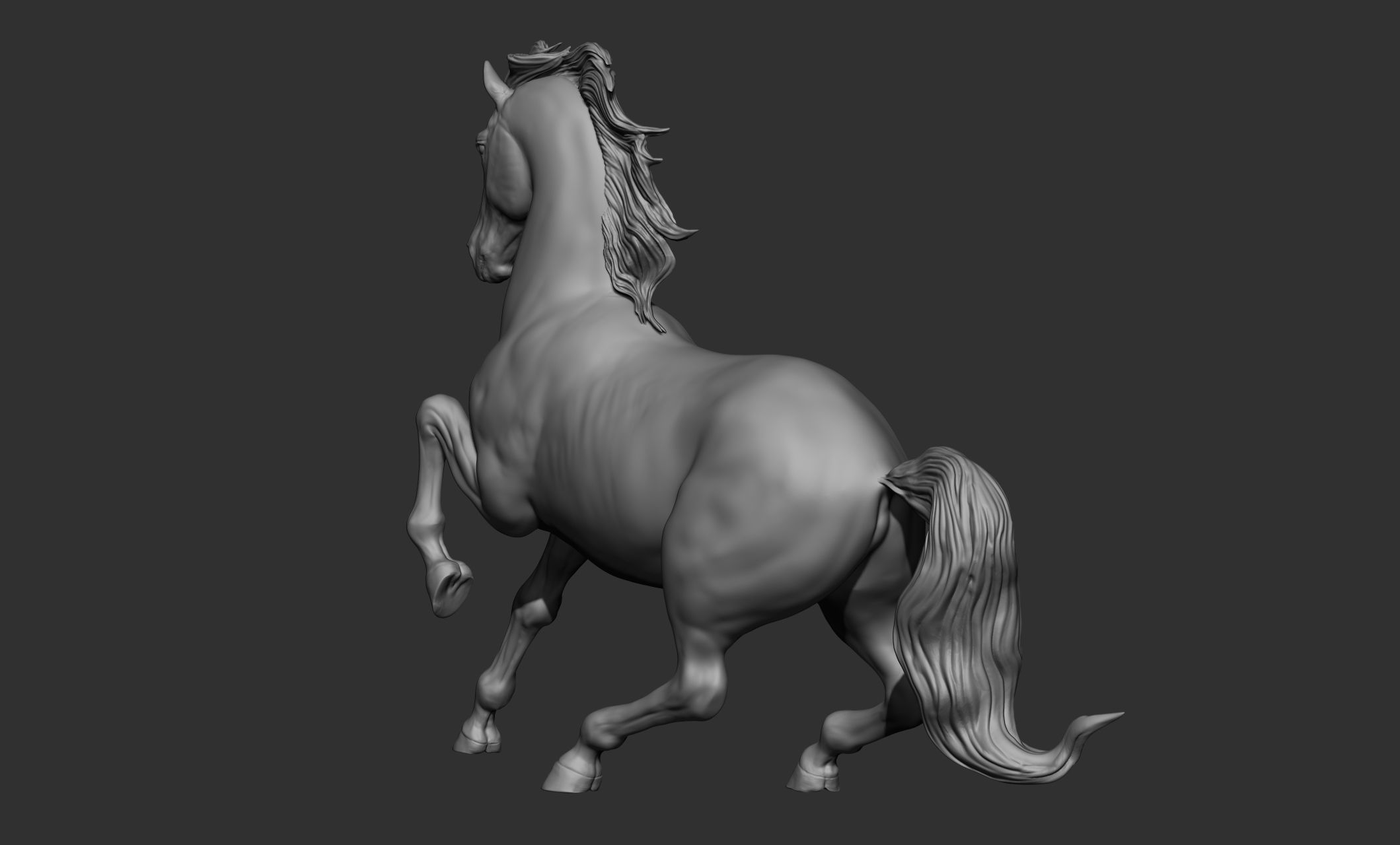 18 horse poses 3D model_77
