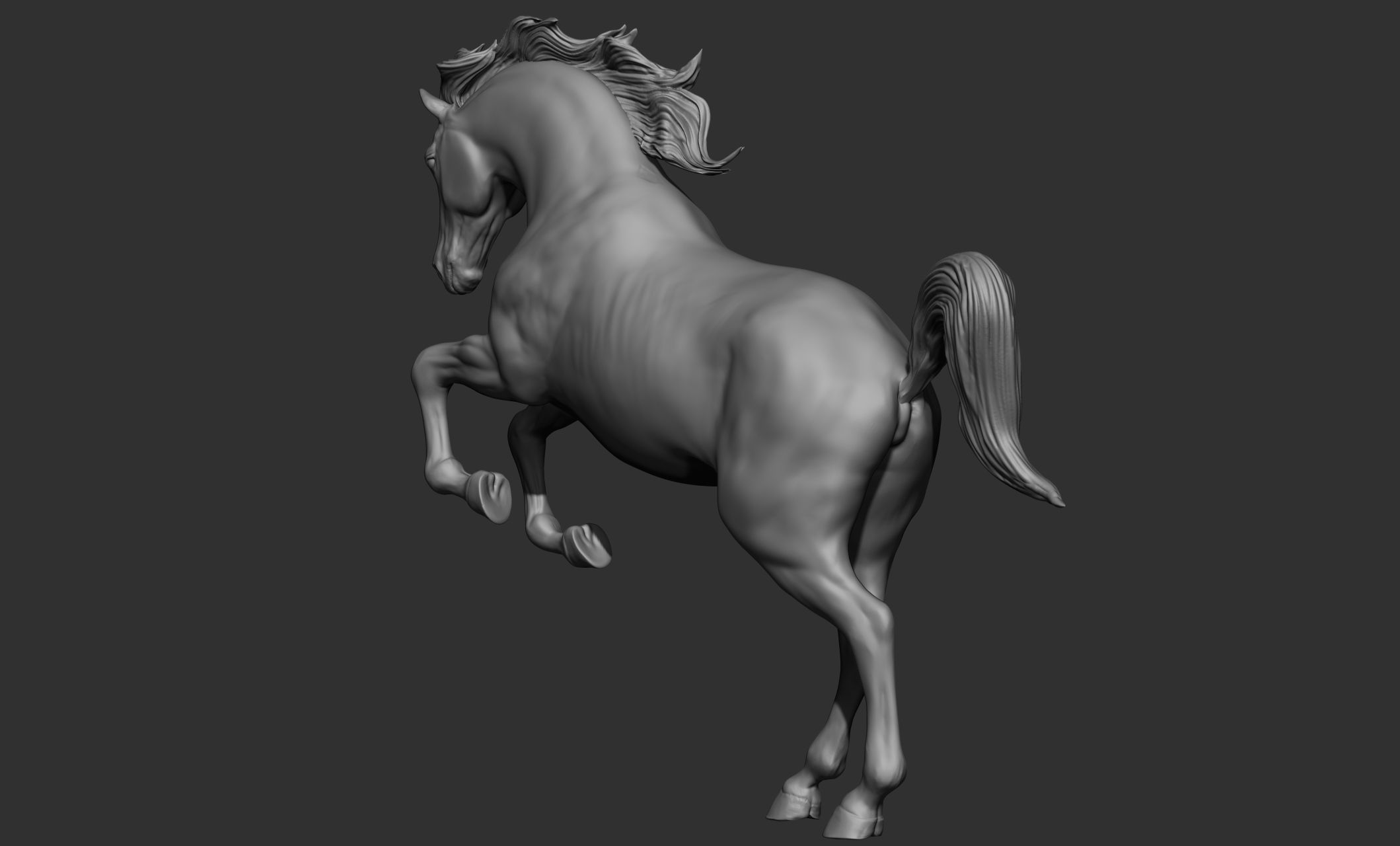 18 horse poses 3D model_51