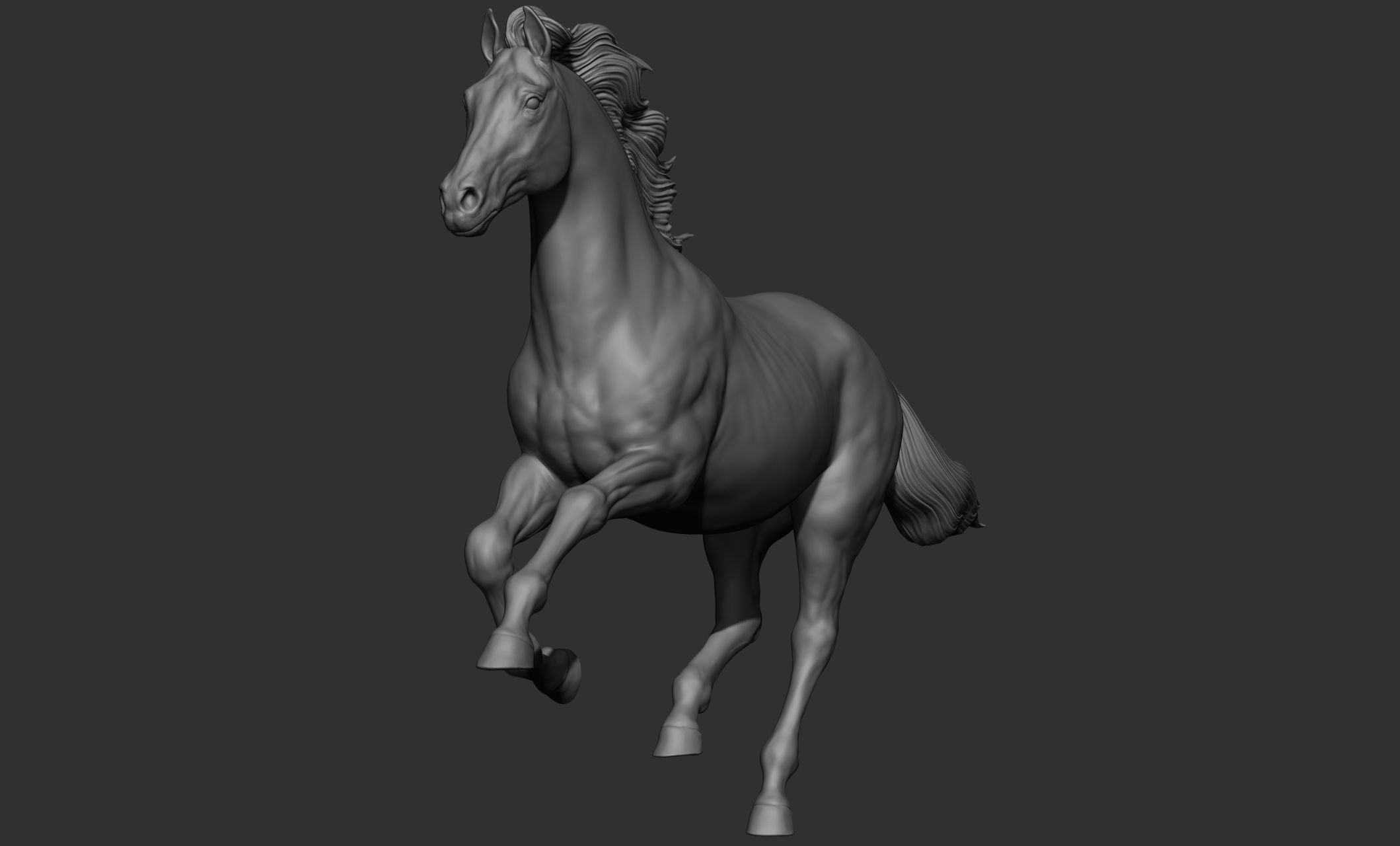 18 horse poses 3D model_12