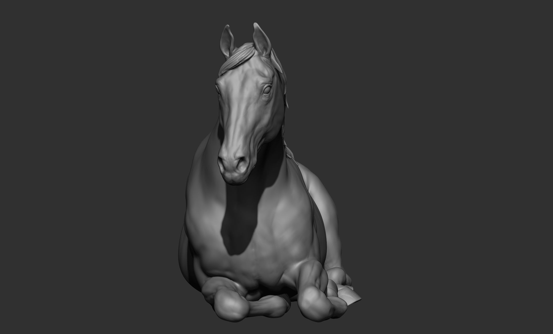 18 horse poses 3D model_93