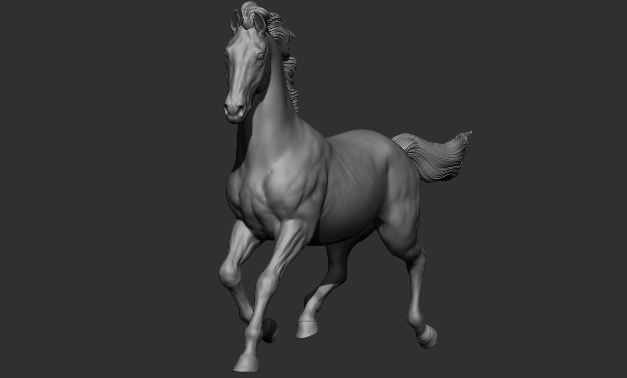18 horse poses 3D model_17