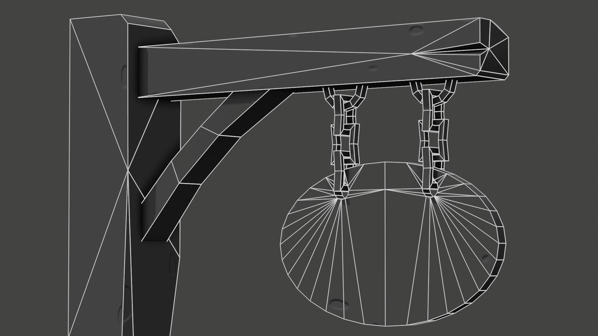 Stylized Sign Post - PBR Game Ready Low-poly 3D model_12