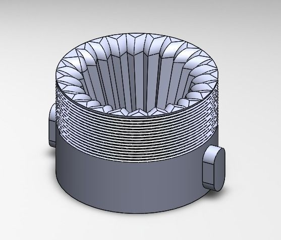 Adjustable Grinder  3D print model_2