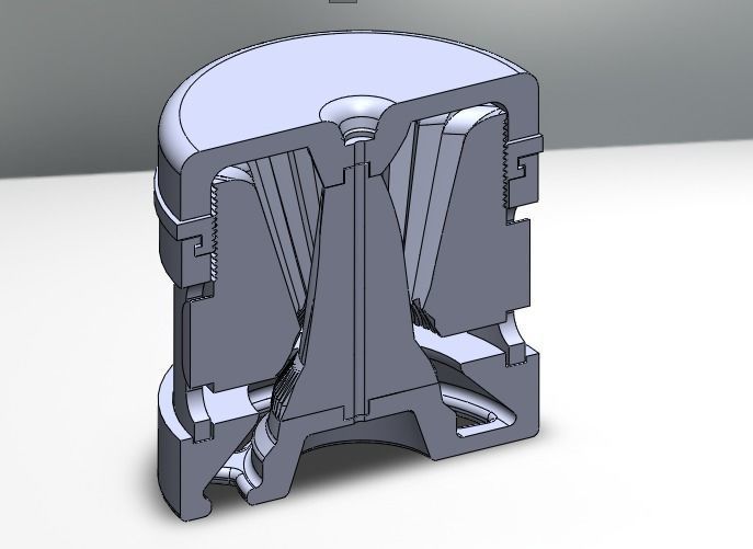 Adjustable Grinder  3D print model_1