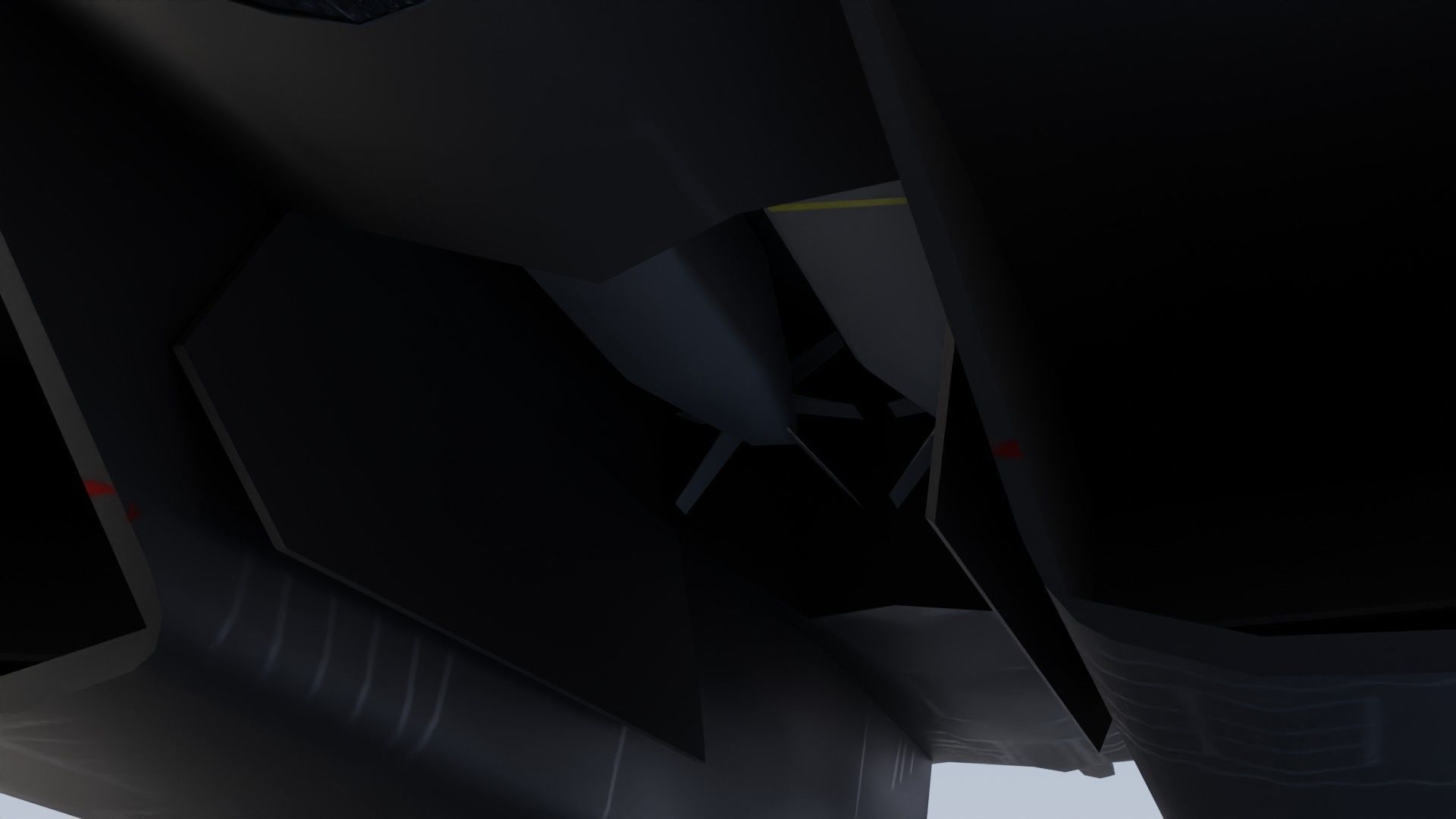 Lockheed Martin SR-72 Son of Blackbird Low-poly 3D model_22