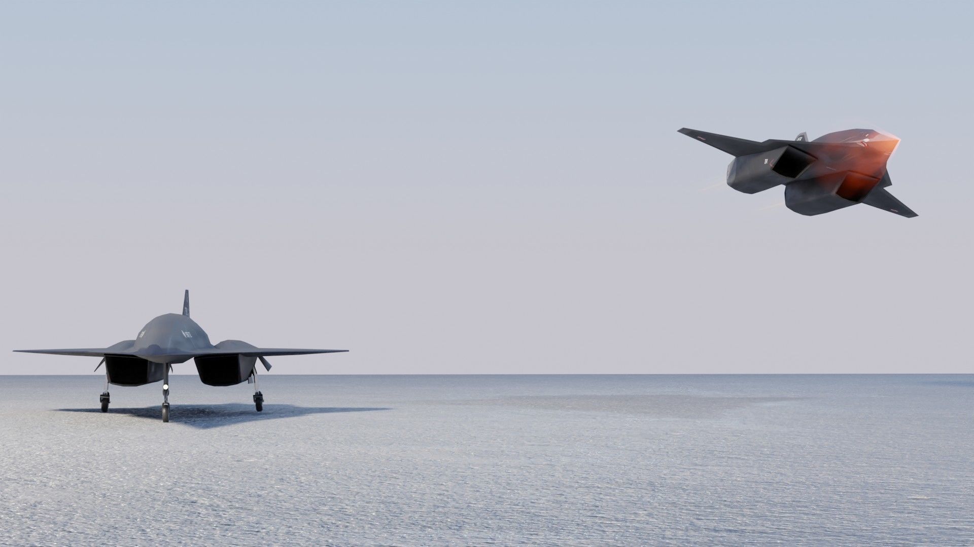 Lockheed Martin SR-72 Son of Blackbird Low-poly 3D model_17