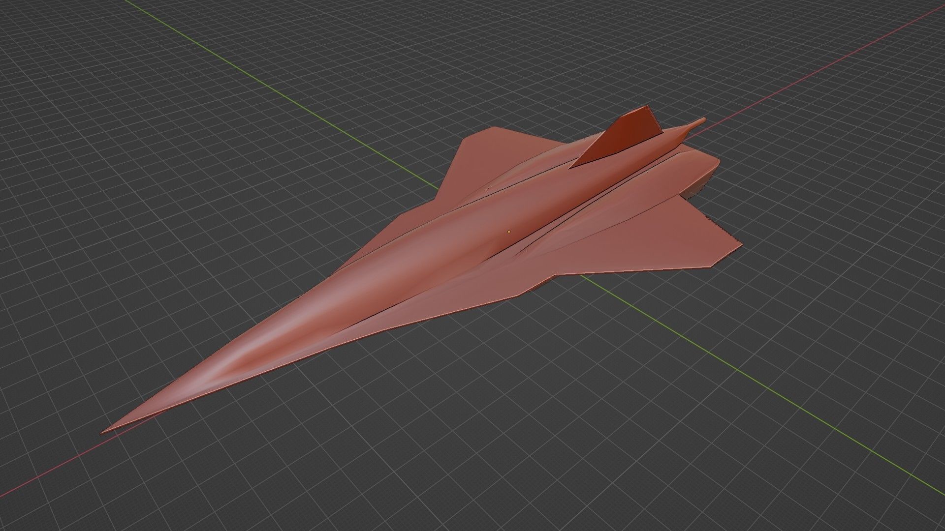 Lockheed Martin SR-72 Son of Blackbird Low-poly 3D model_4